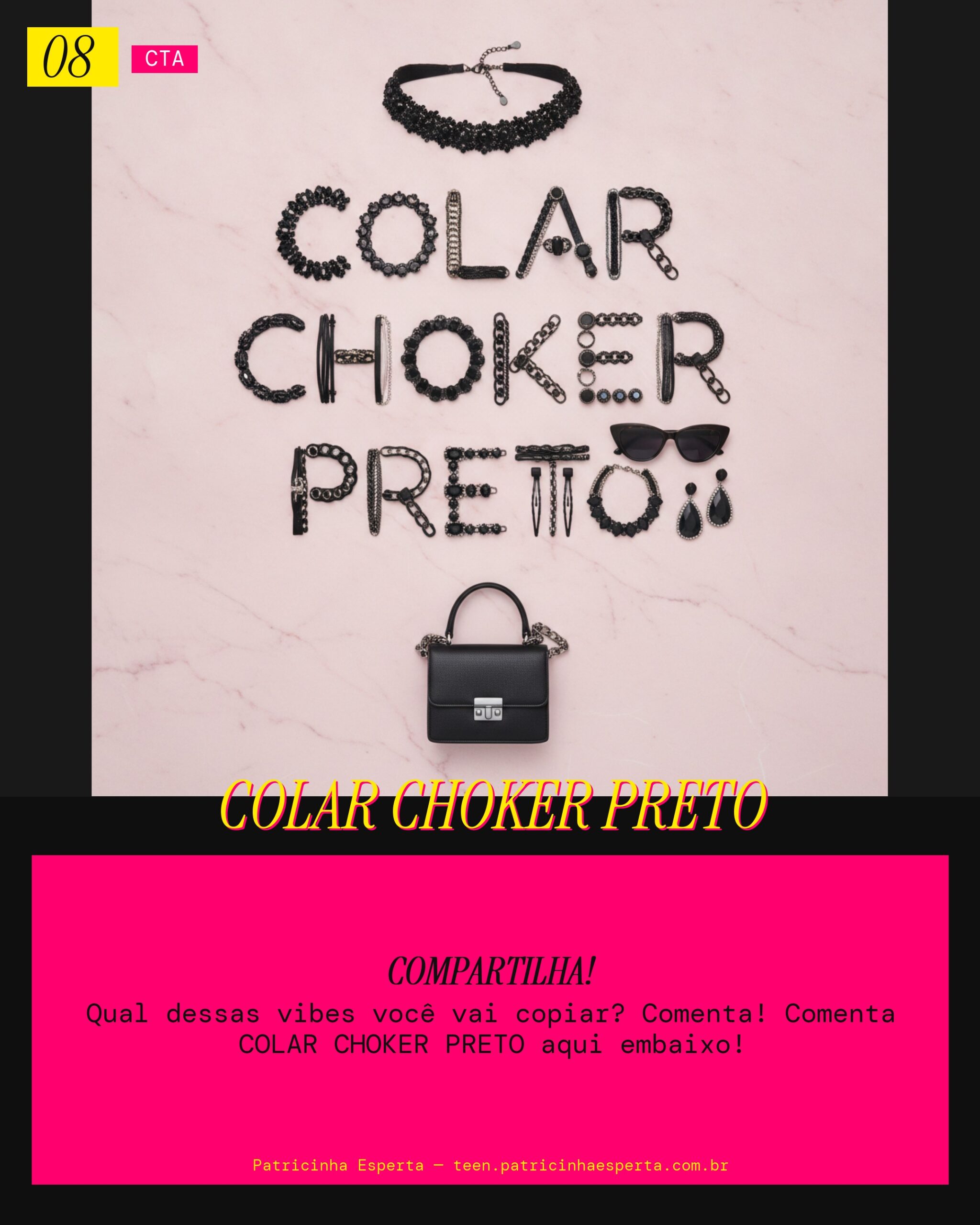 Colar Choker Preto