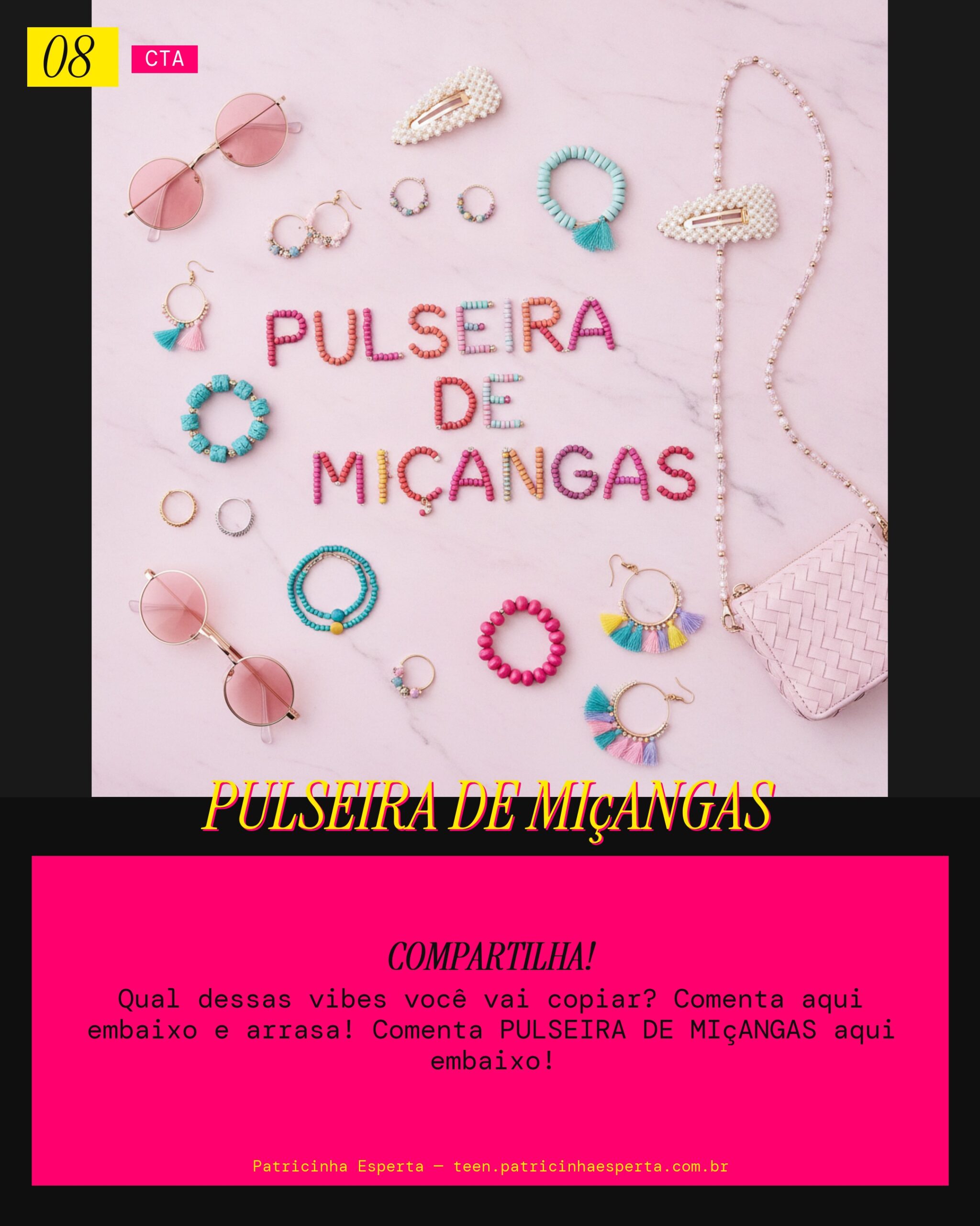 Pulseira de Miçangas