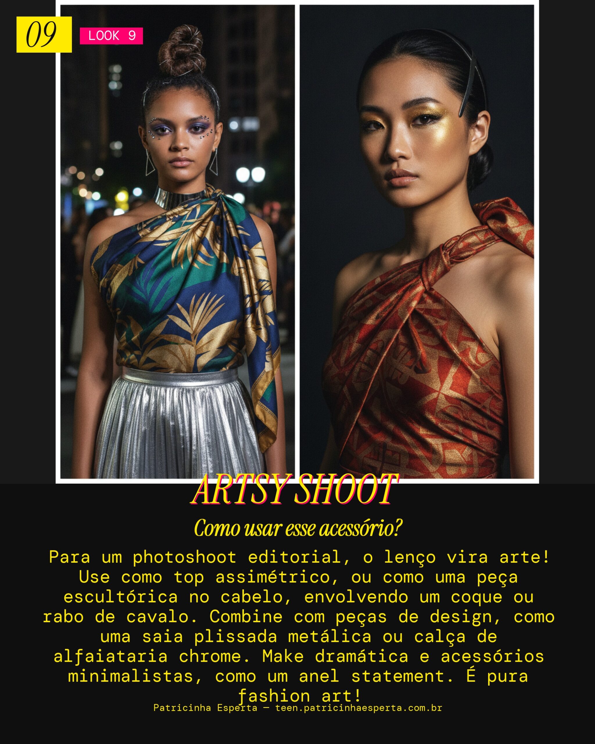 Lenço Editorial Artsy