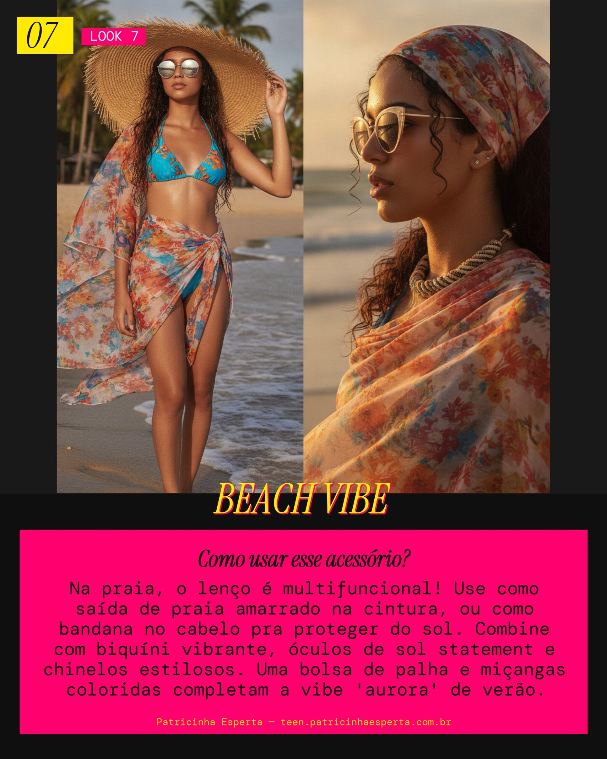 Lenço Praia Aurora