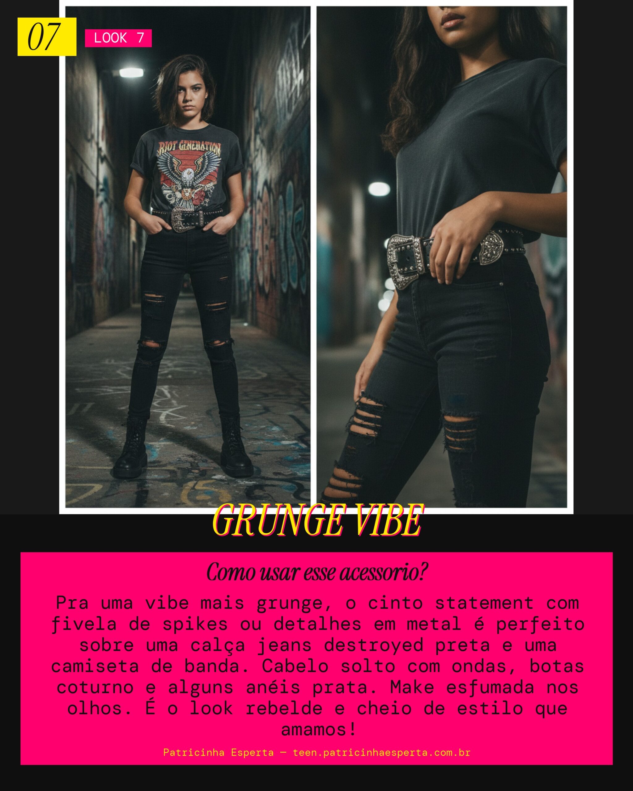Cinto Urban Grunge