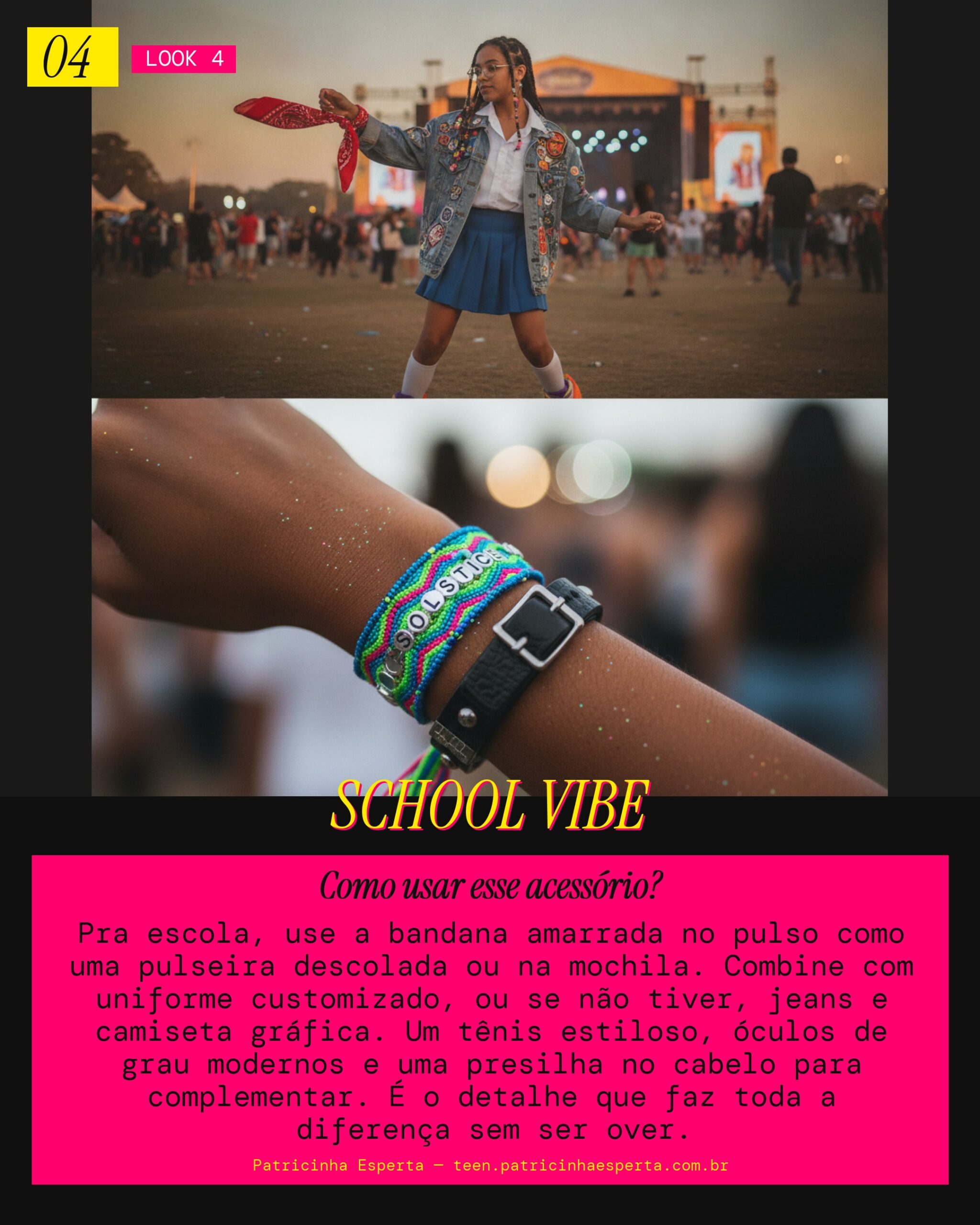 Bandana Escola Cool