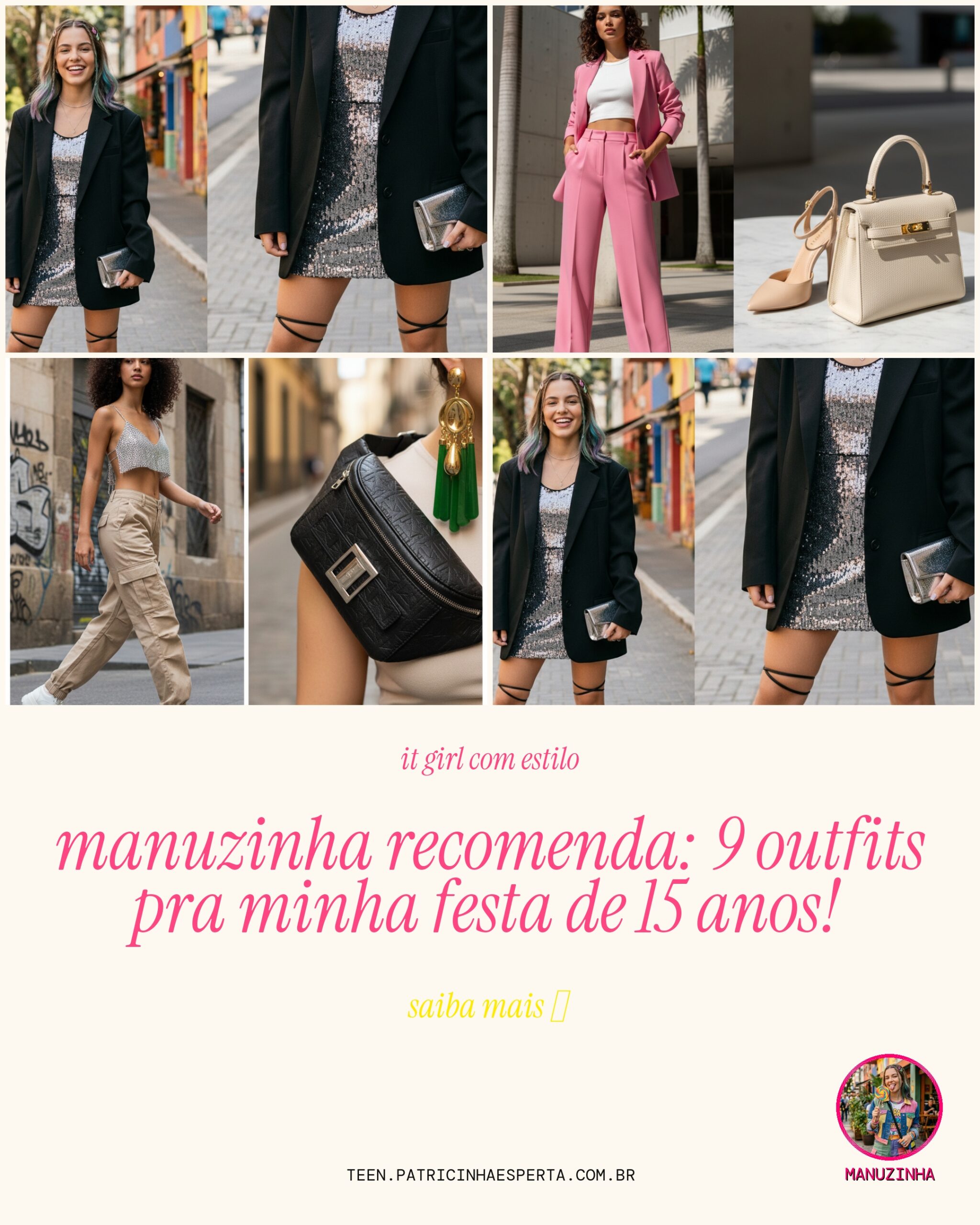 look aniversario 15 anos