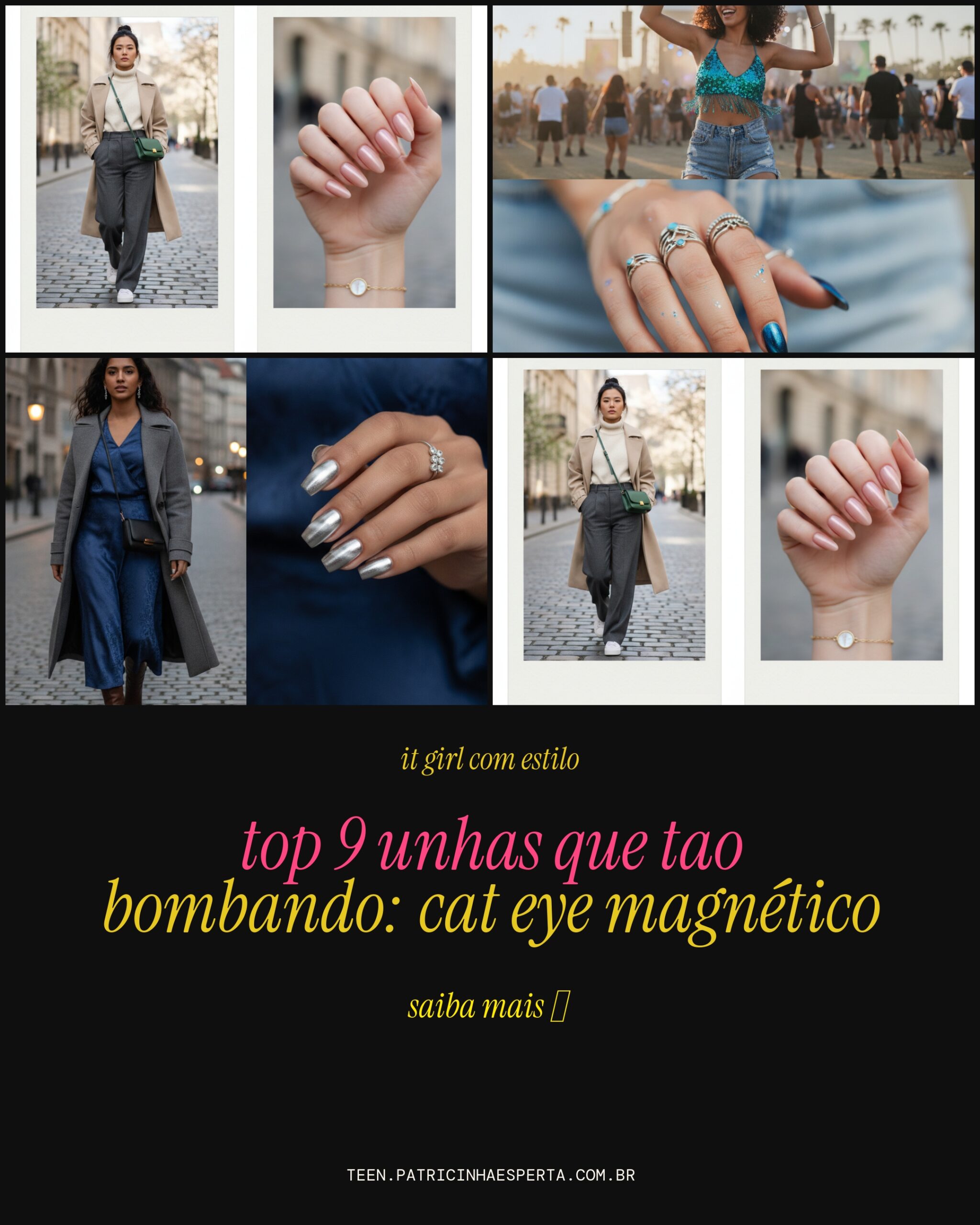 unhas magnetic cat eye