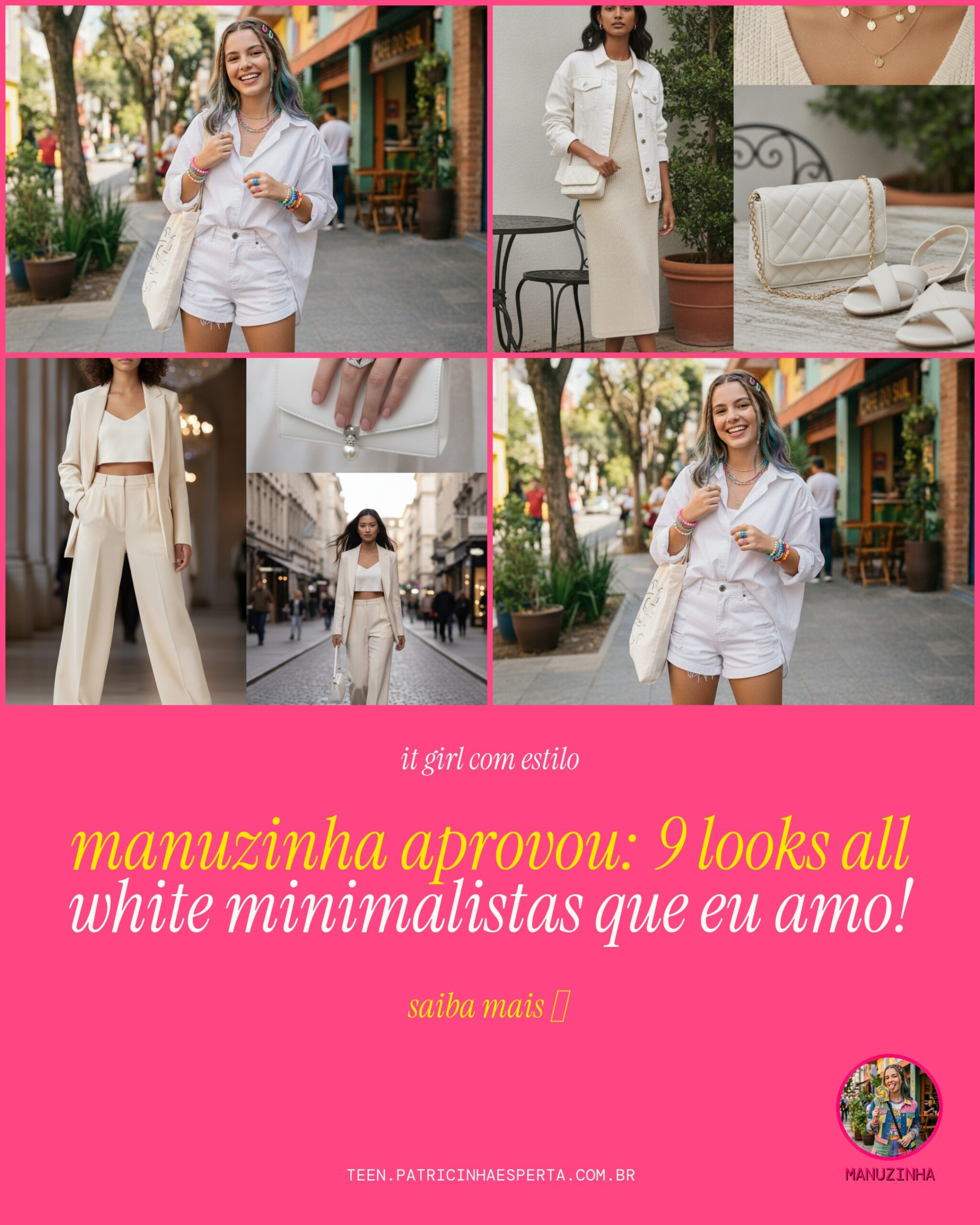 look all white minimalista