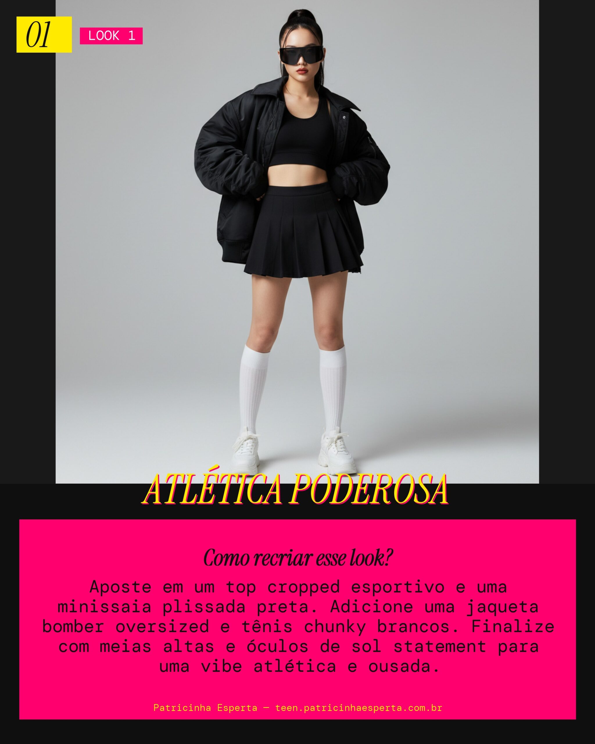 Look 1: Sporty Chic 'Fearless'