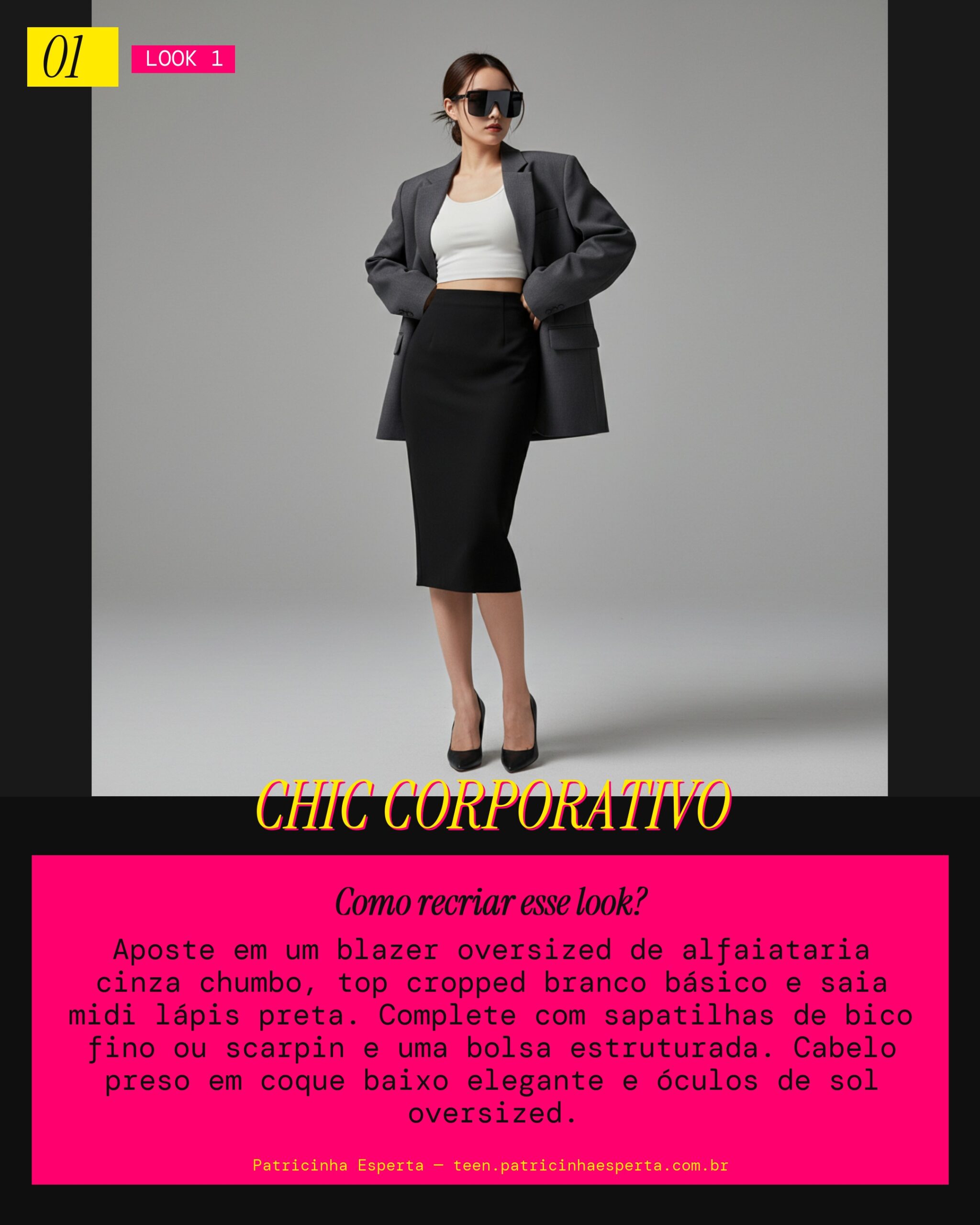 Look 1: Office Siren Elegante