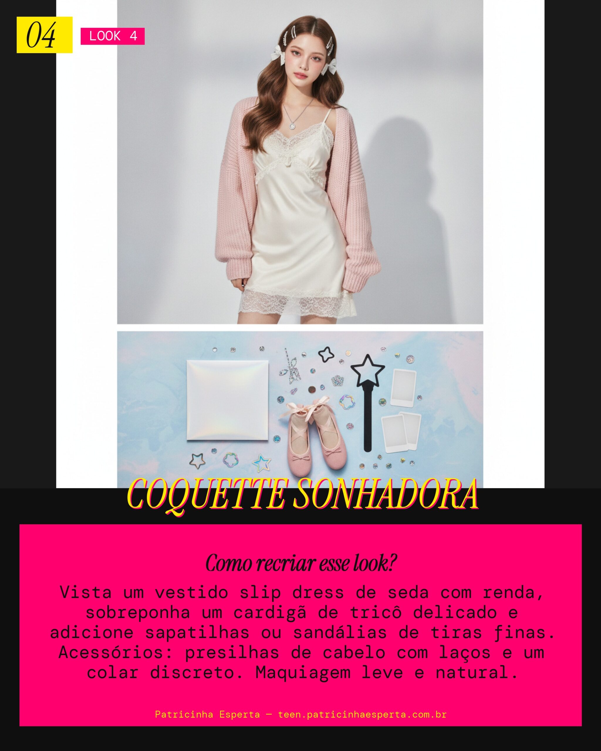 Look 4: Coquette Romântica