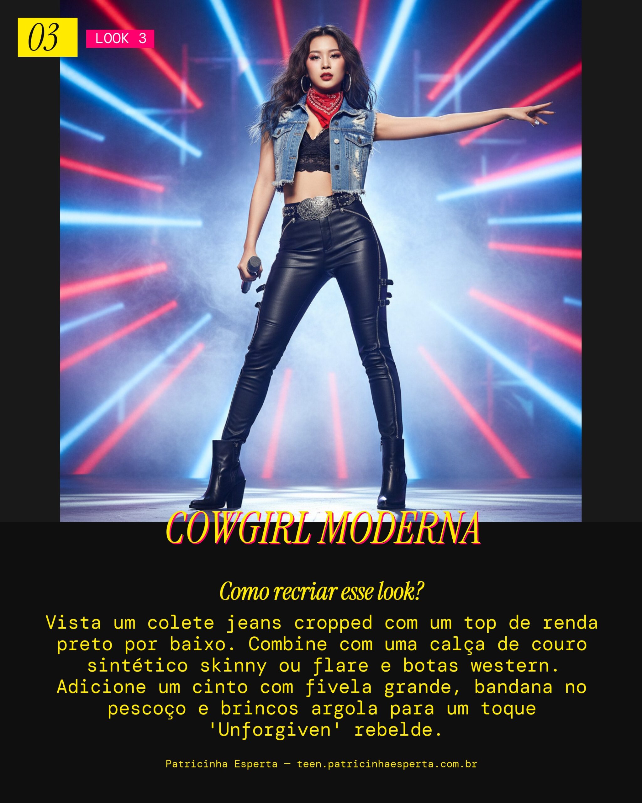 Look 3: 'Unforgiven' Western Edgy