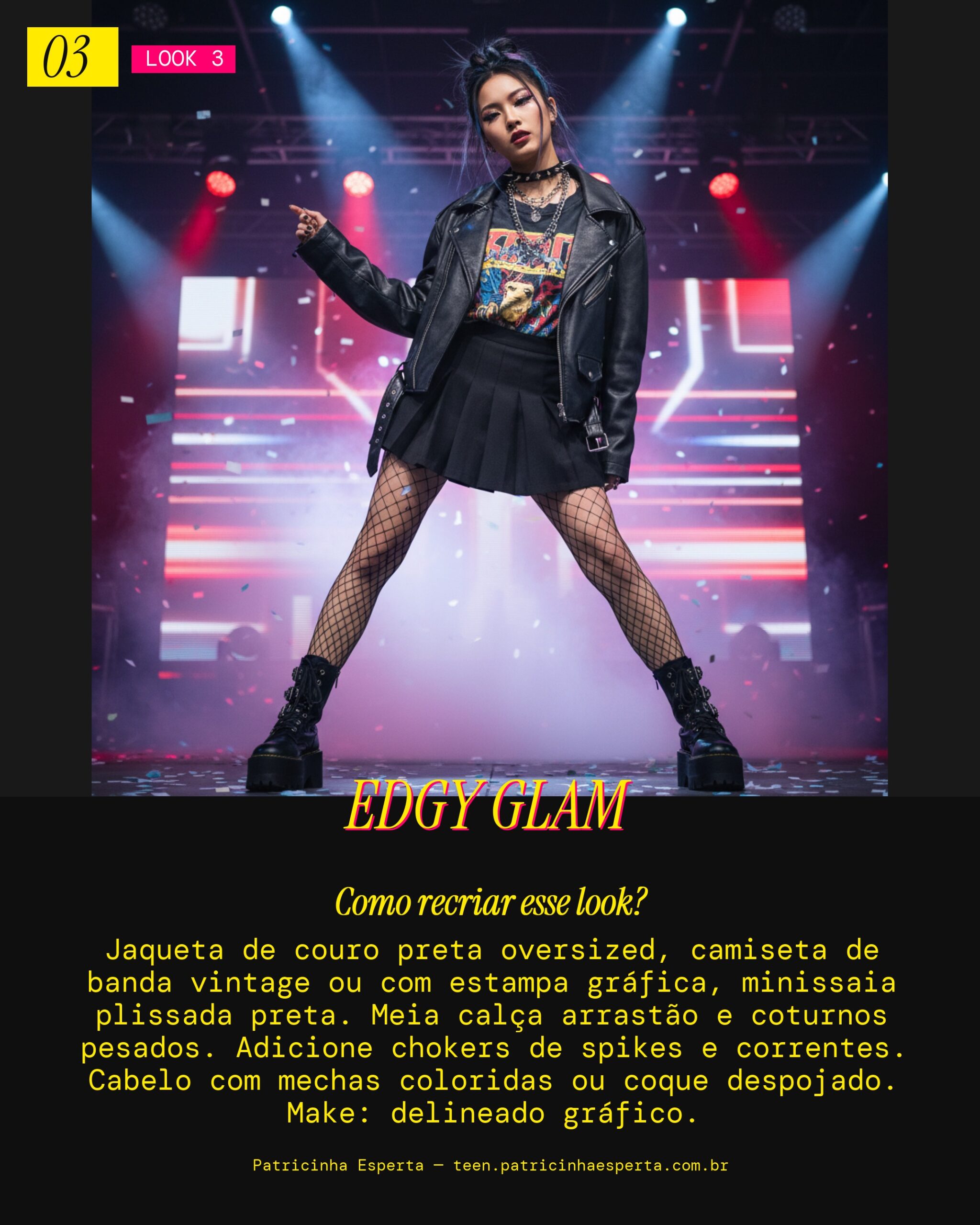 Look 3: Rebeldia Punk-Rock (The Chaos Chapter)