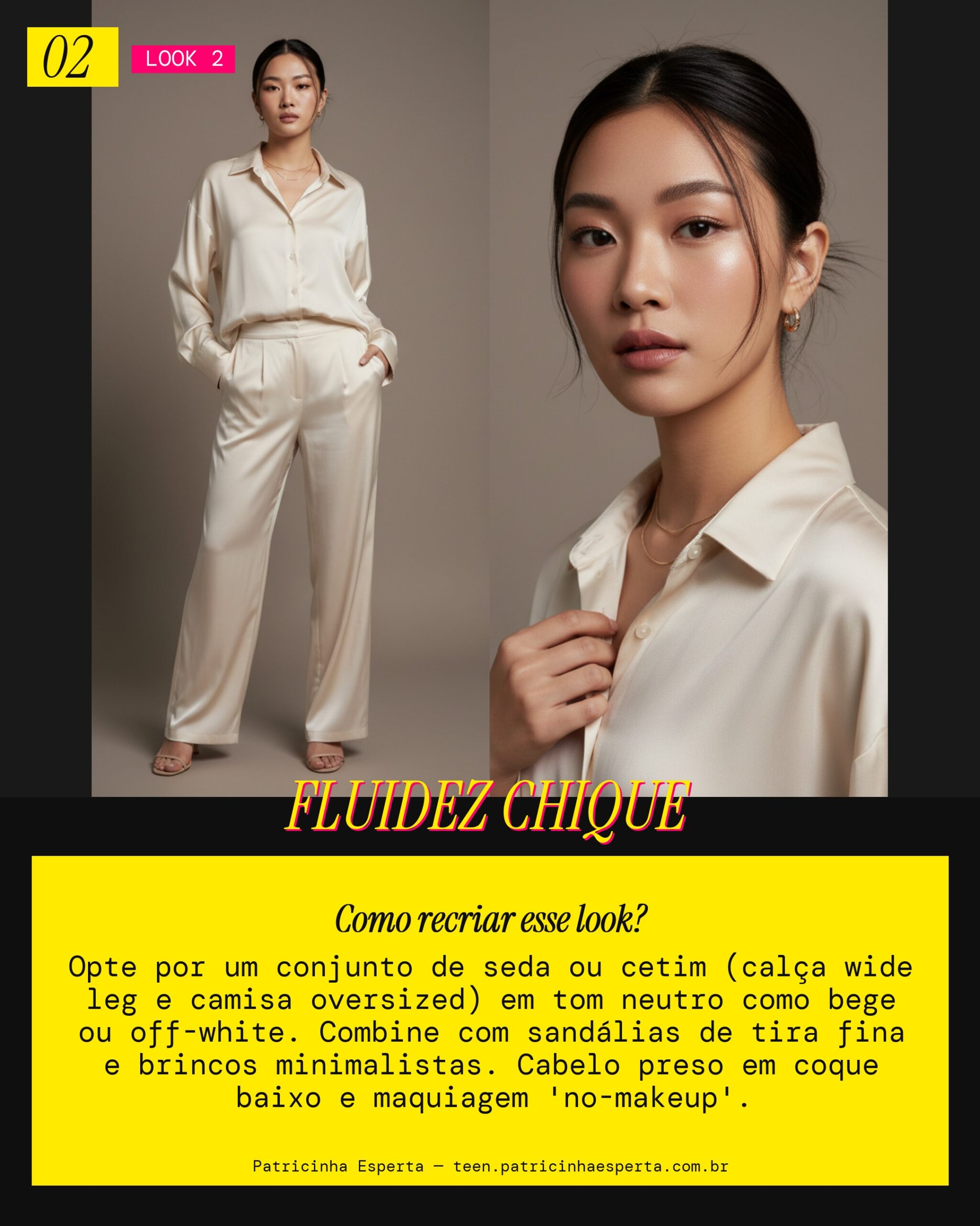 Look 2: Elegância Fluida