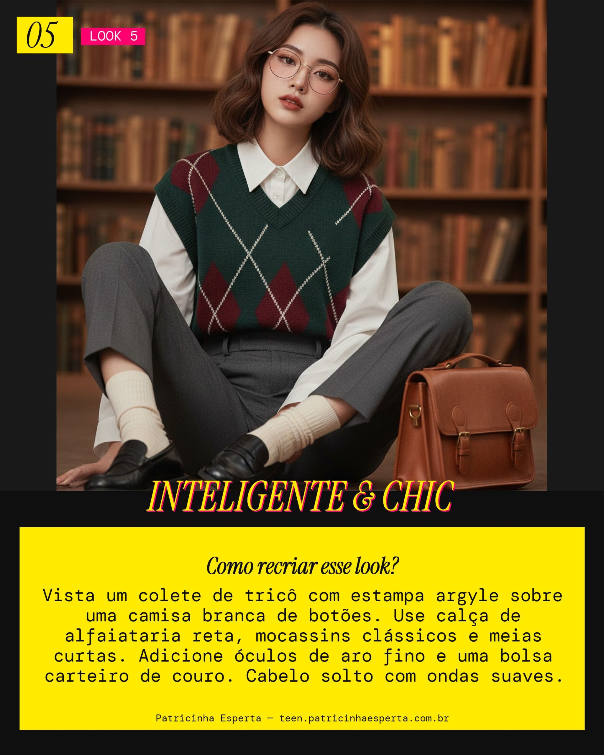 Look 5: Dark Academia K-Pop