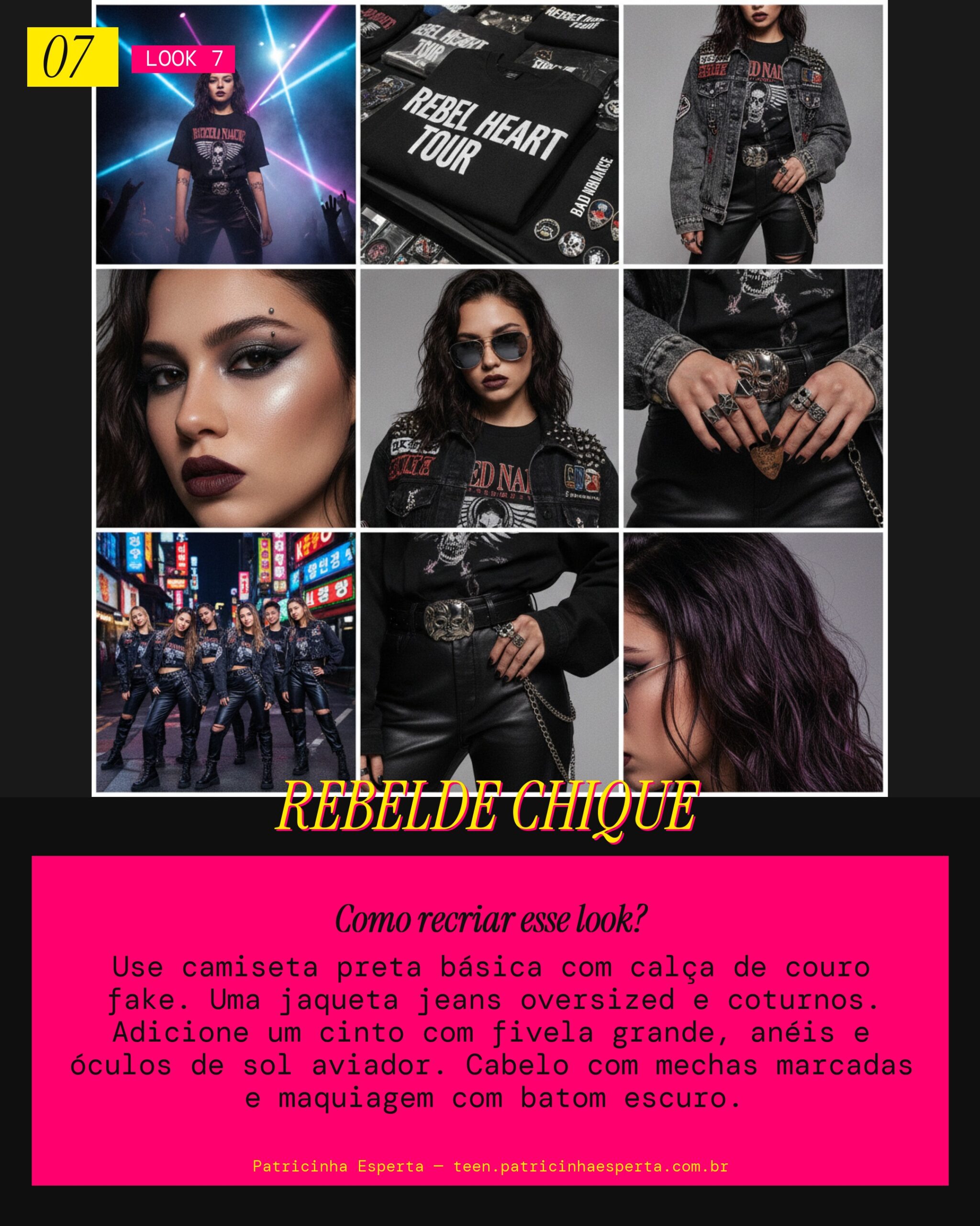 Look 7: Bad Boy/Girl Charm