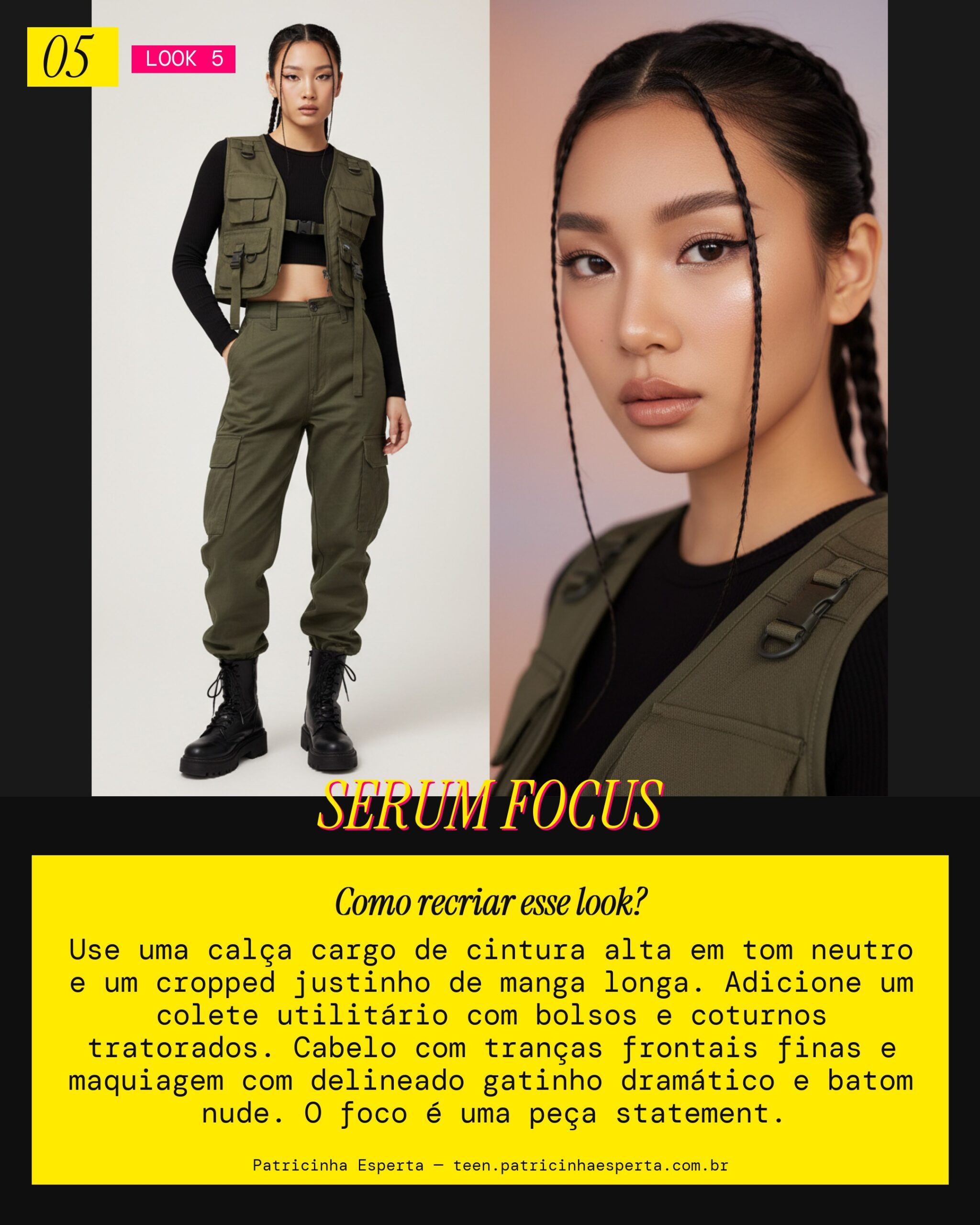 Look 5: Sérum Power – O Foco na Peça Chave