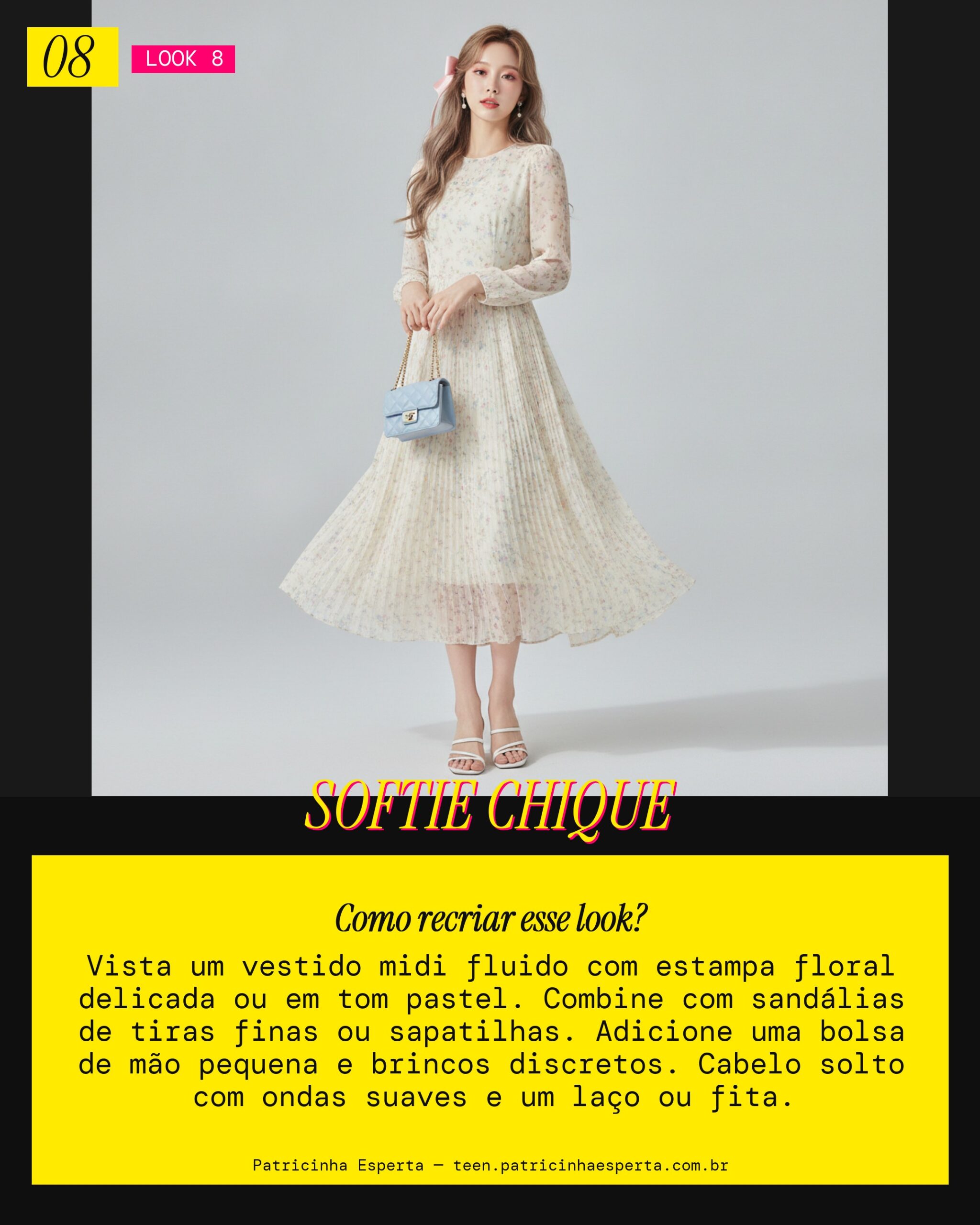 Look 8: Soft Girl Elegance