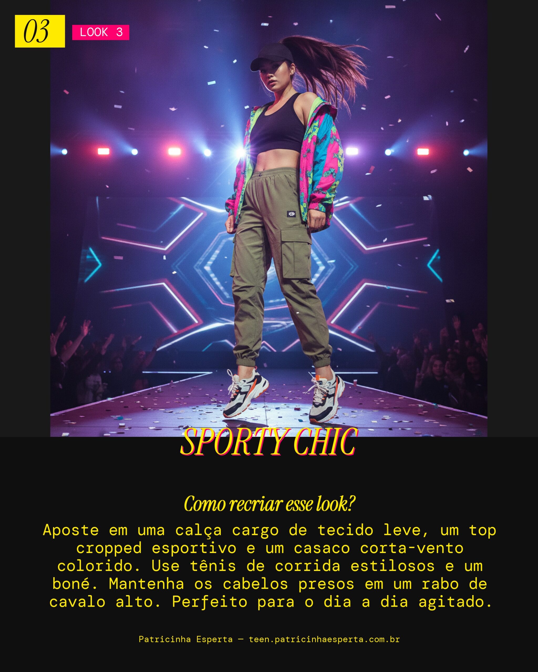 Look 3: Sporty Cool Girl