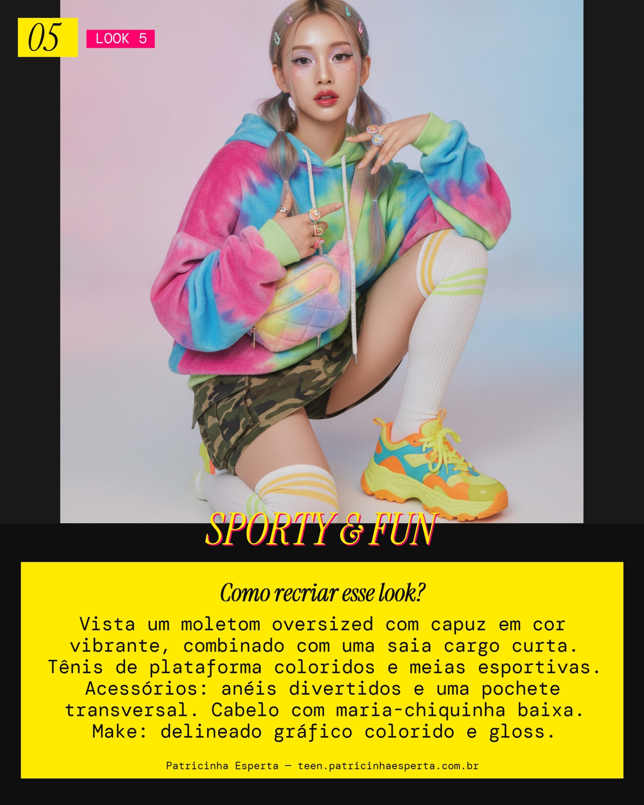 Look 5: Encontro no Fliperama
