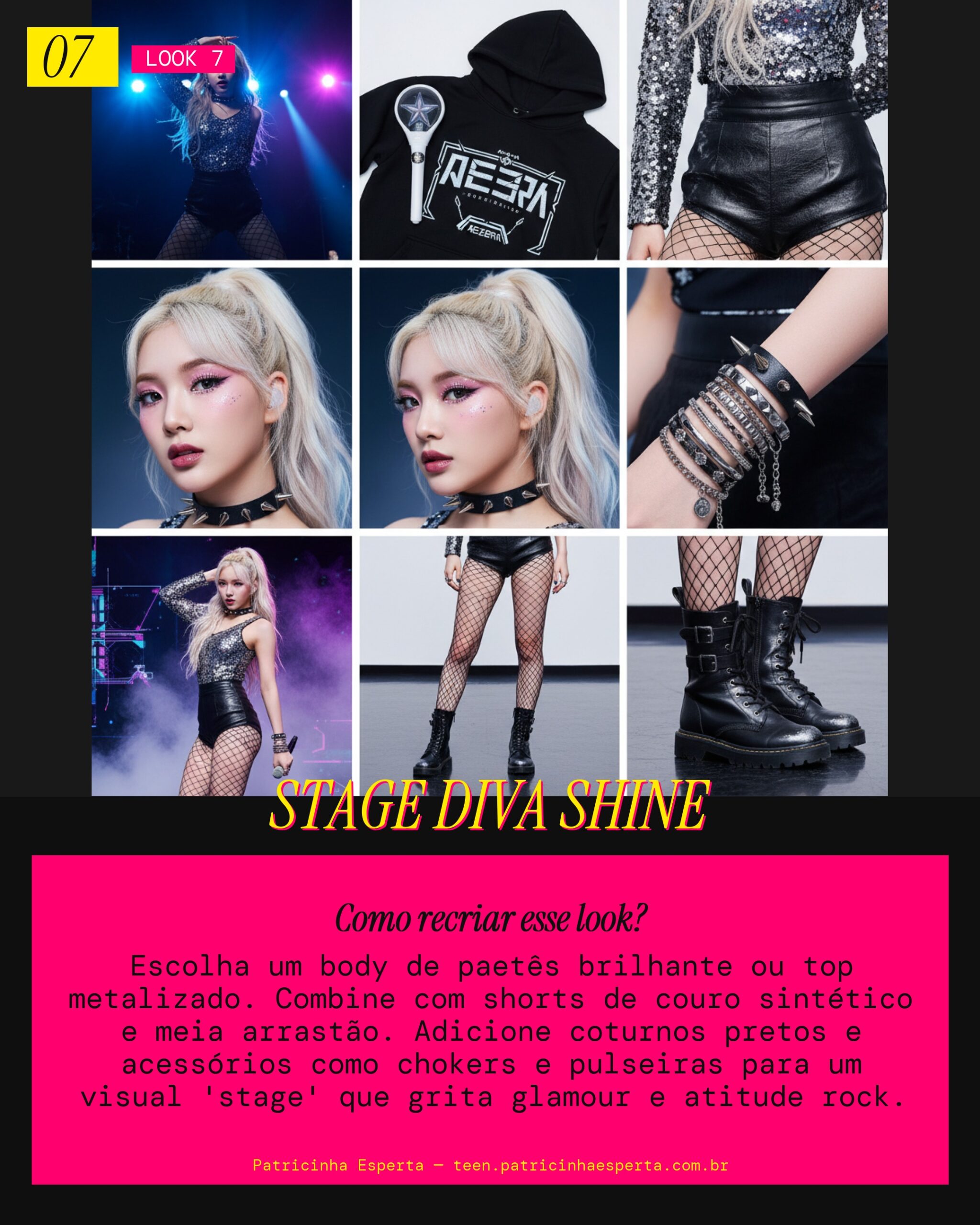 Look 7: Performance Glam Rock