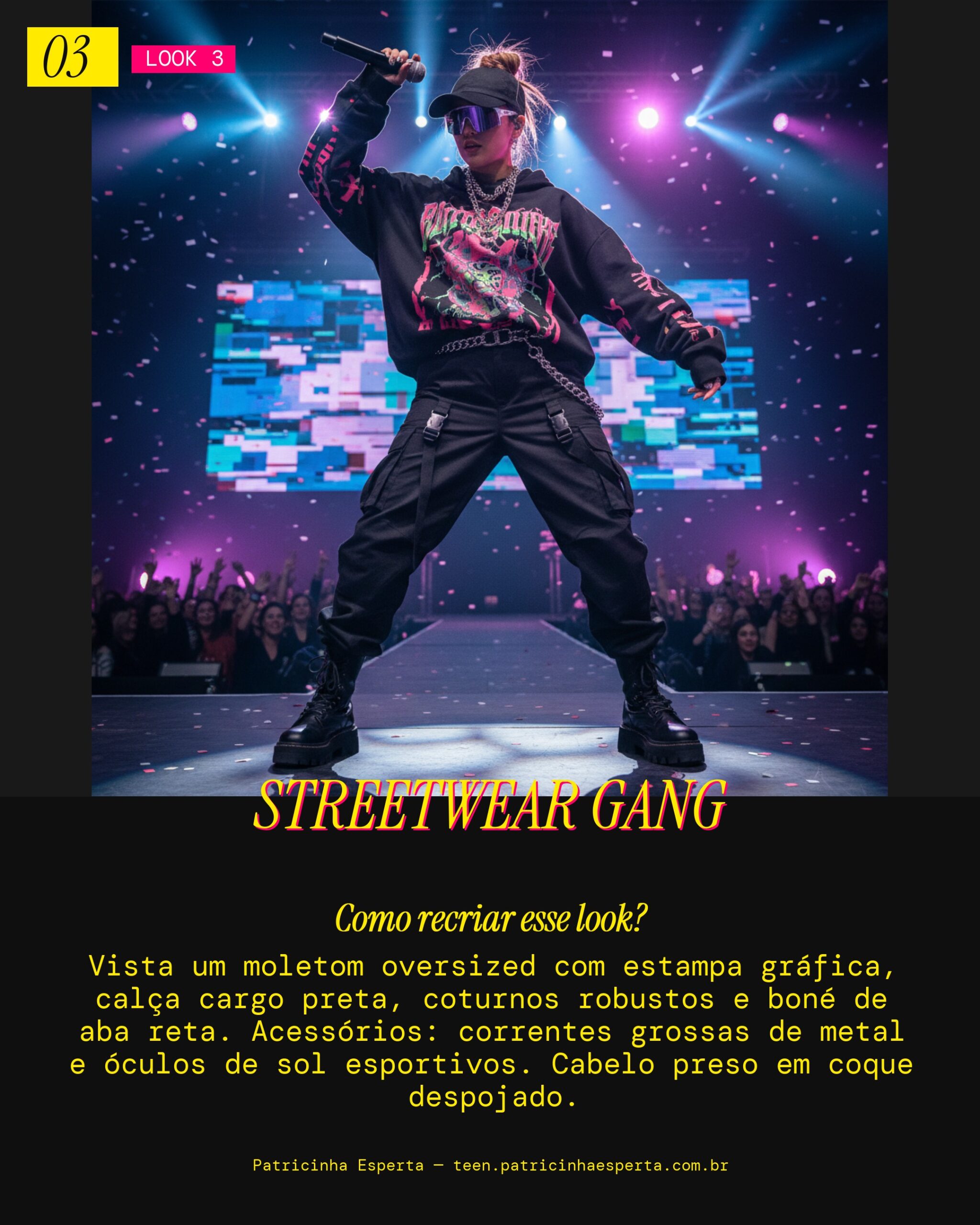 Look 3: Rebelde Chic Urbana
