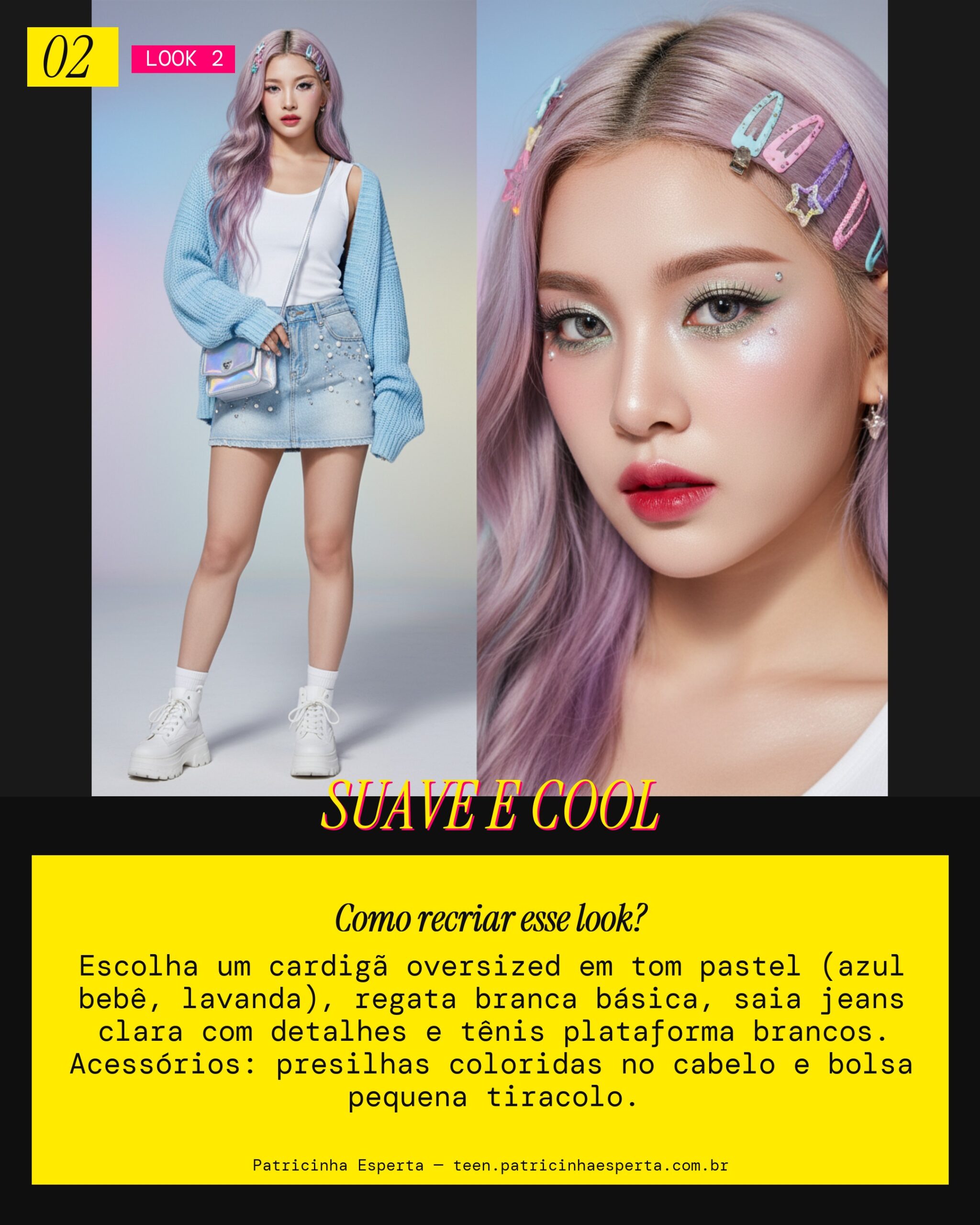 Look 2: Sonho Pastel Moderno