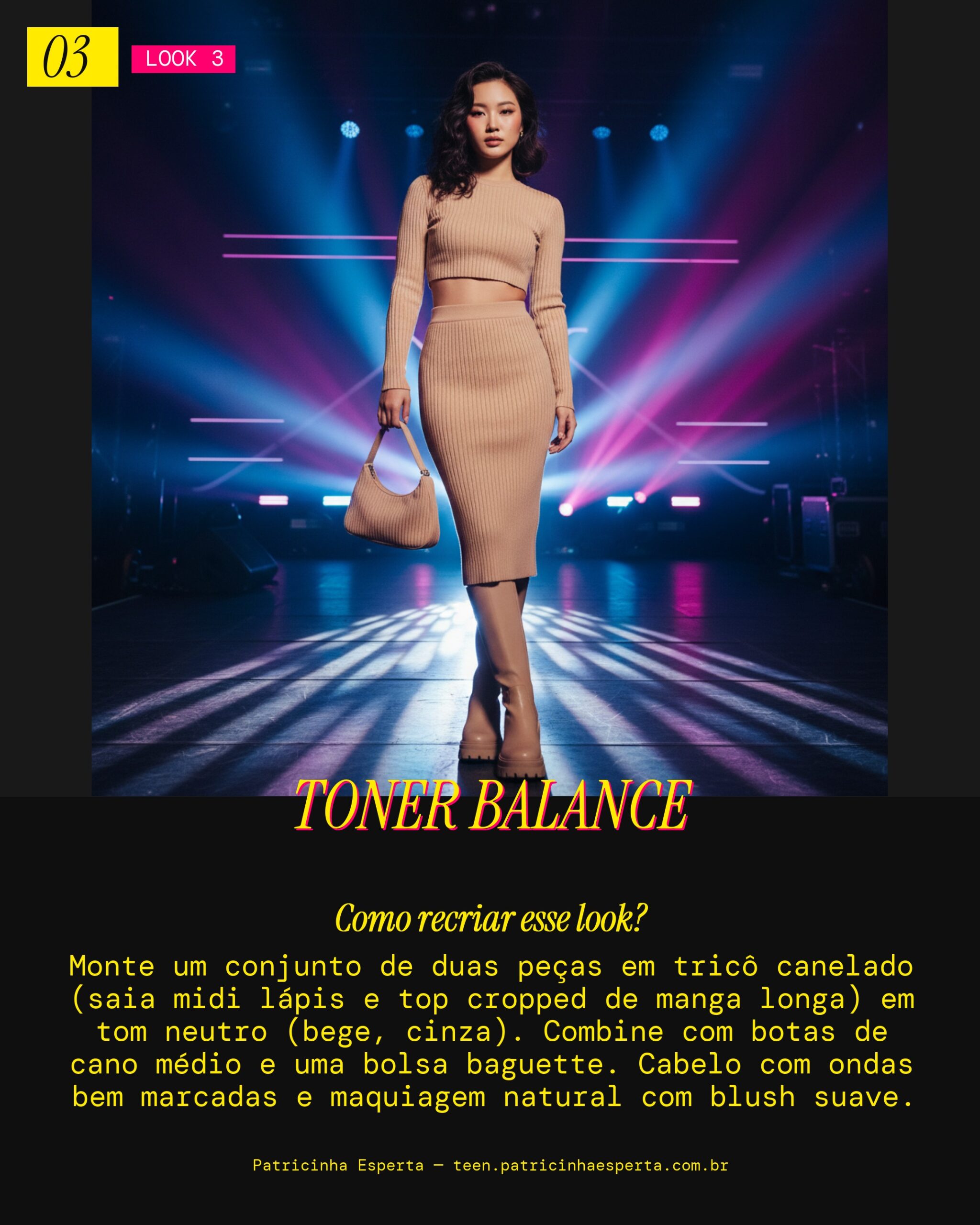 Look 3: Tonificador Essencial – O Equilíbrio da Hidratação