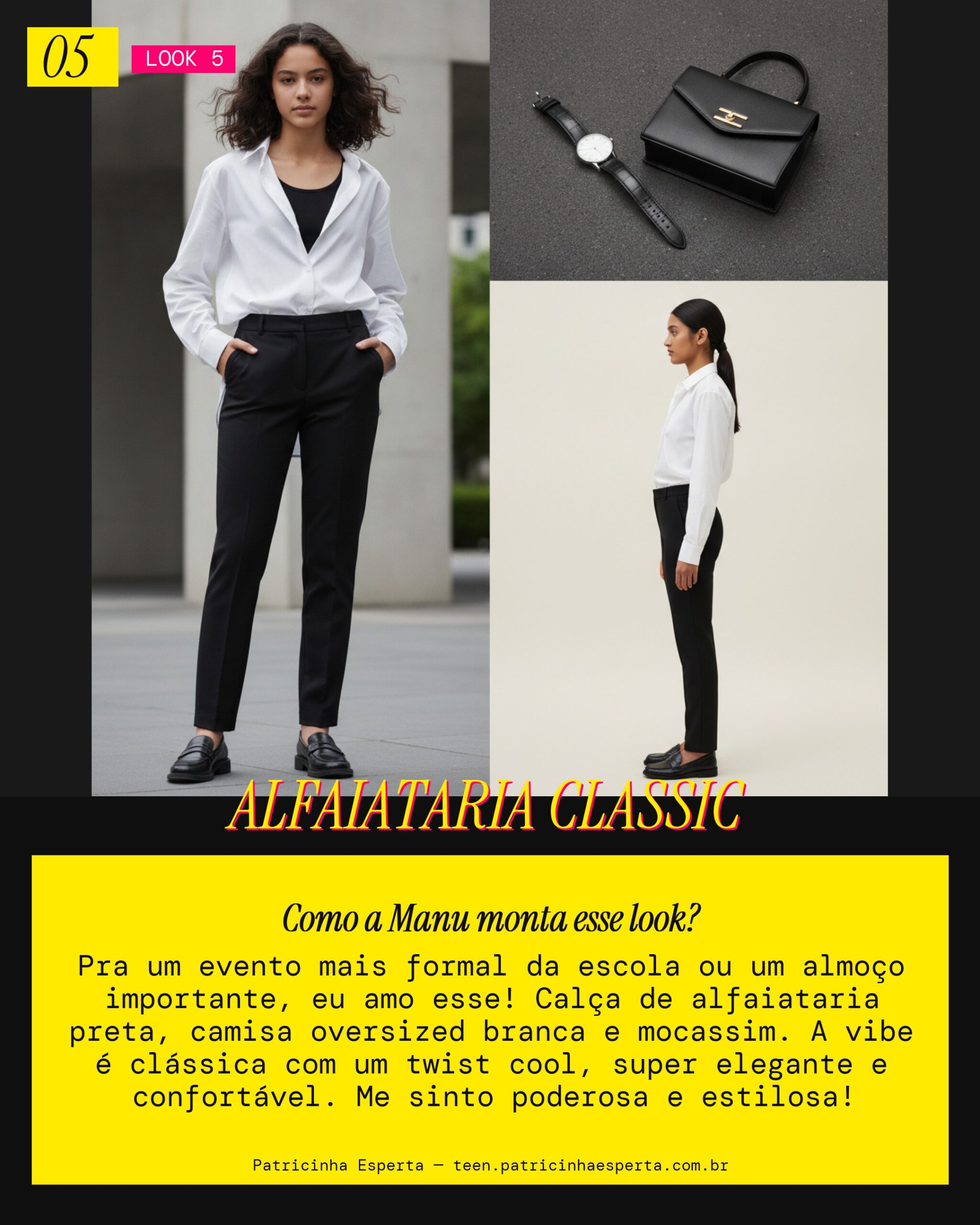 MANU RECOMENDA: Calça de Alfaiataria e Camisa Oversized pra Vibe Clássica