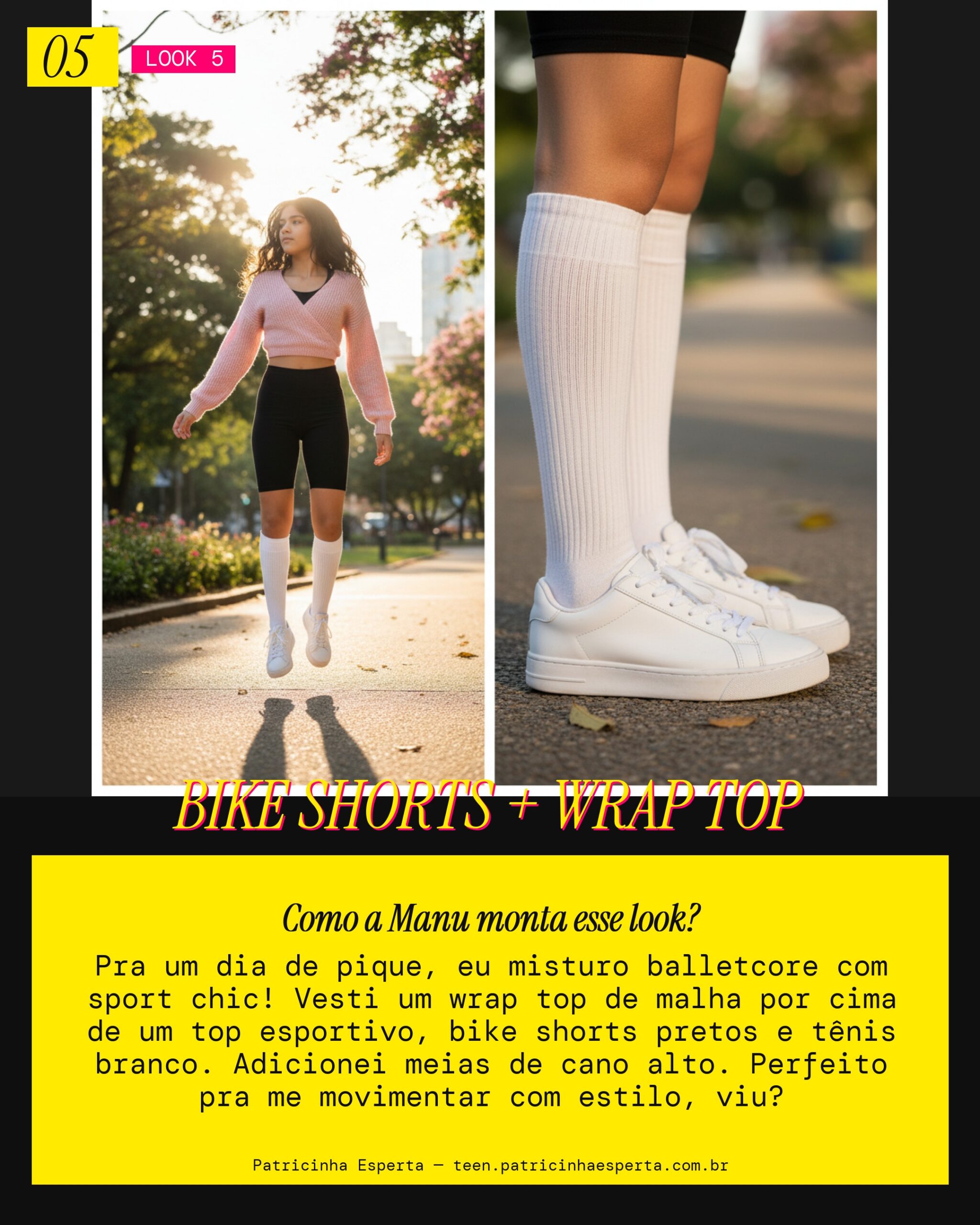 MANU RECOMENDA: Balletcore Esportivo para um Dia Ativo