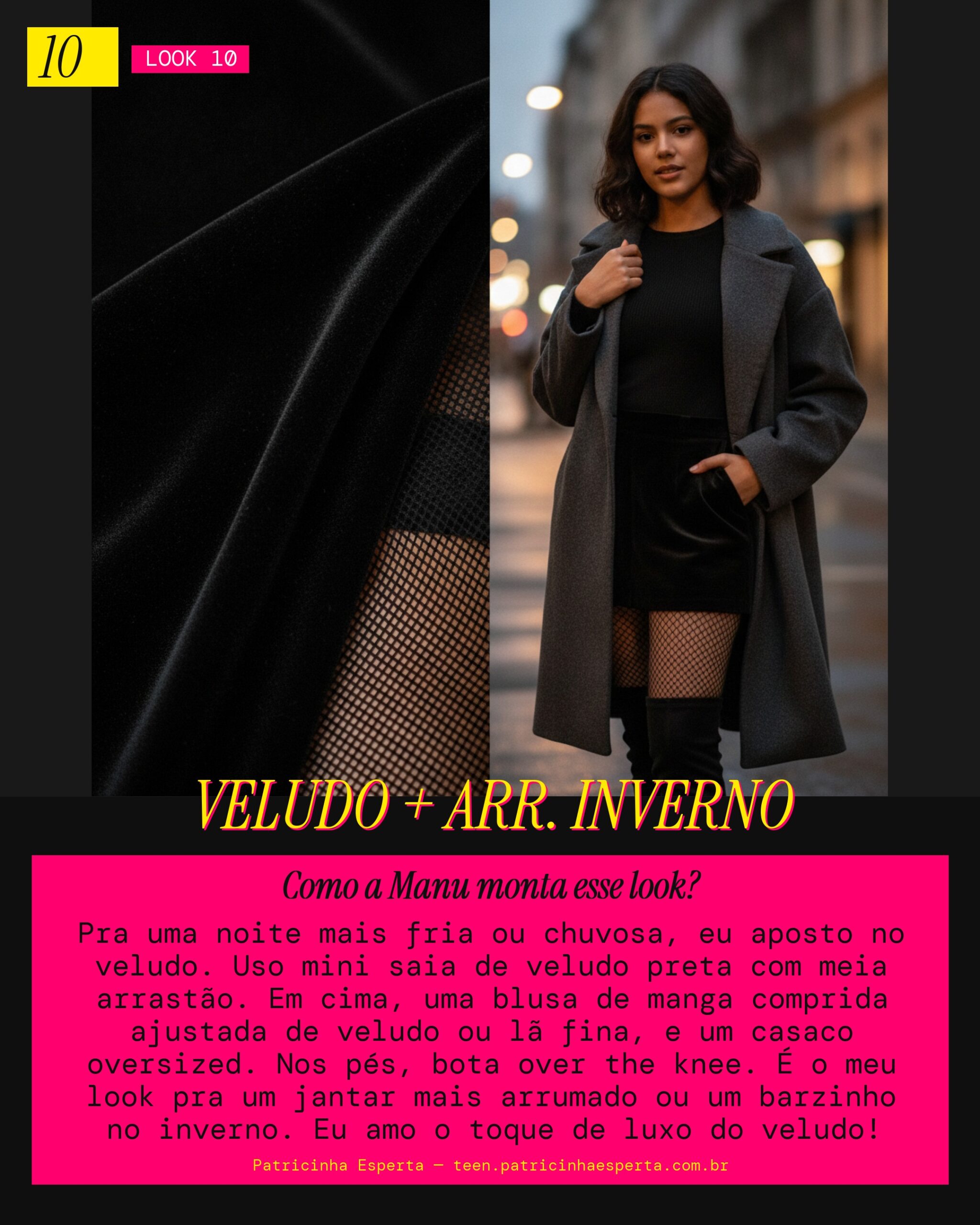 MANU RECOMENDA: Mini Veludo e Arrastão pra Noite Chuvosa