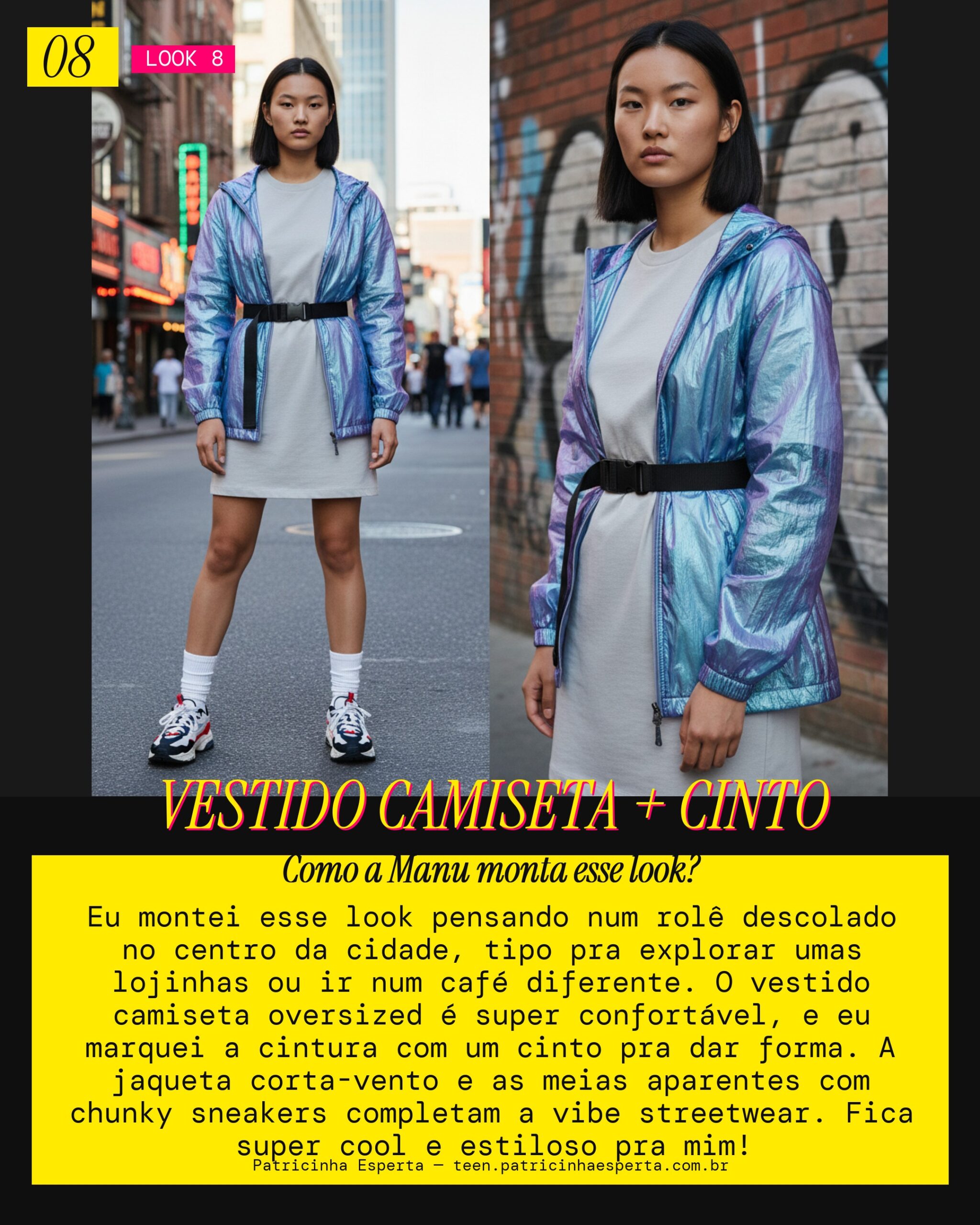 MANU RECOMENDA: Rolê Descolado no Centro com Vestido Camiseta