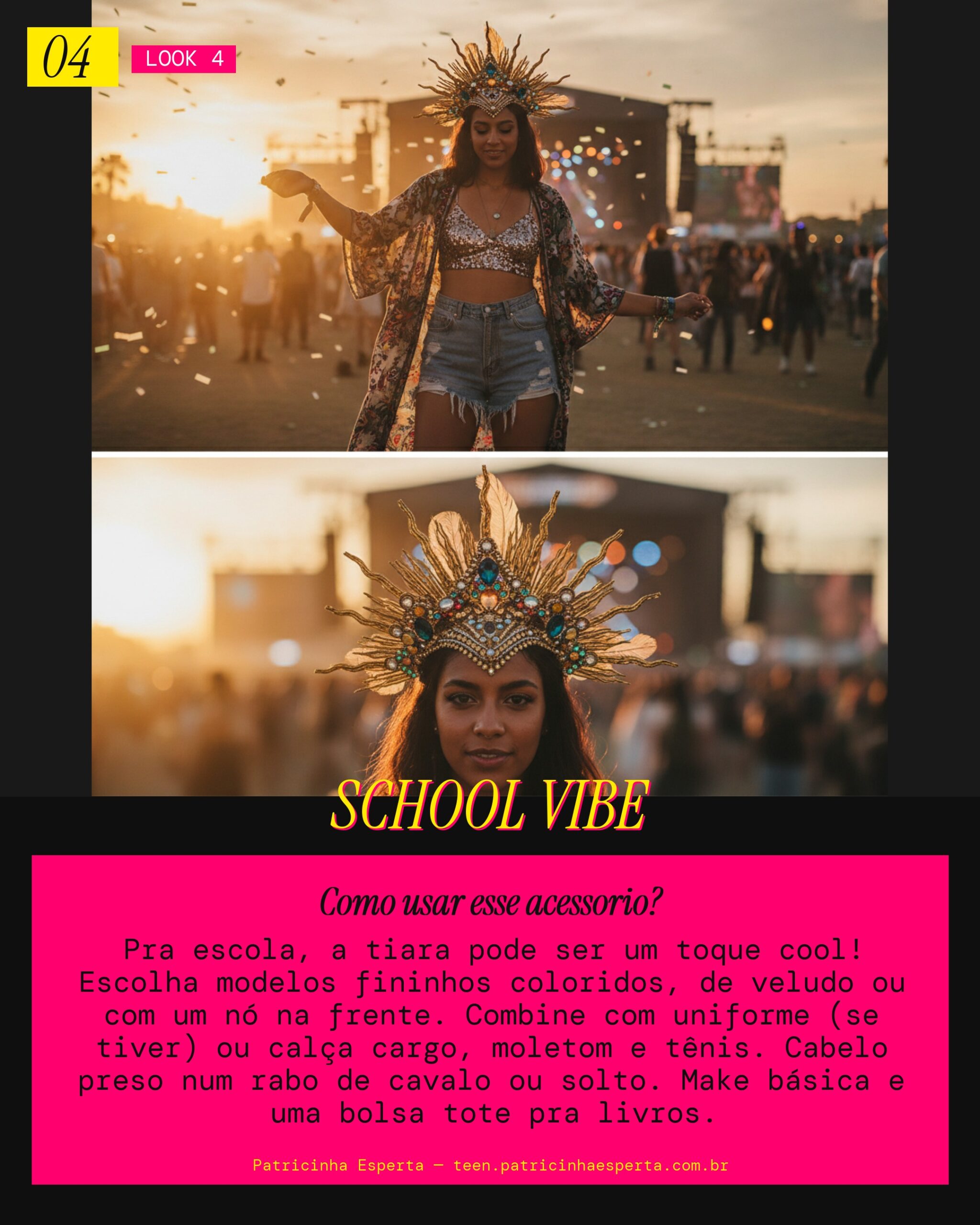 Look 4: Escola Cool & Focada