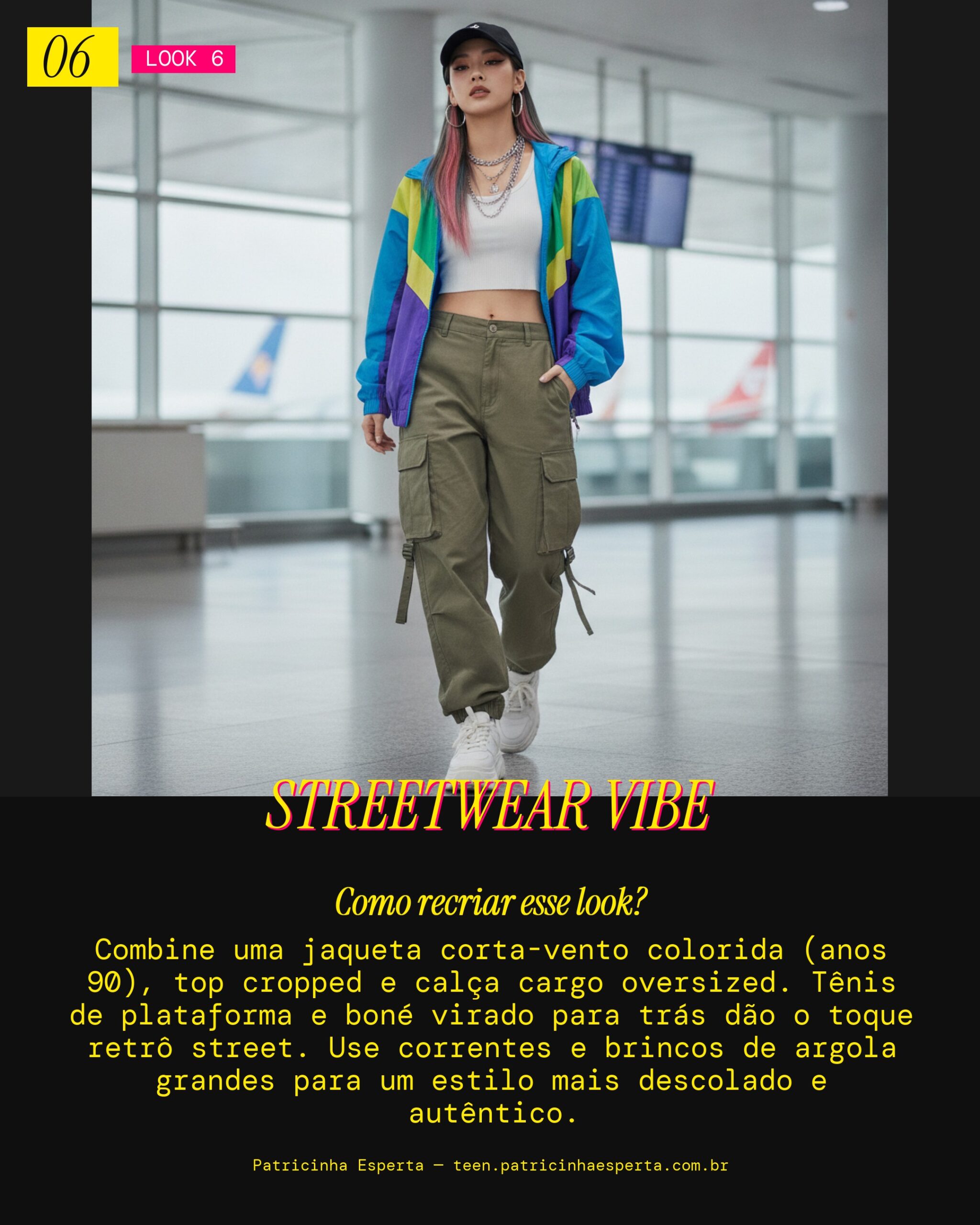 Look 6: Esportivo Retrô Cool