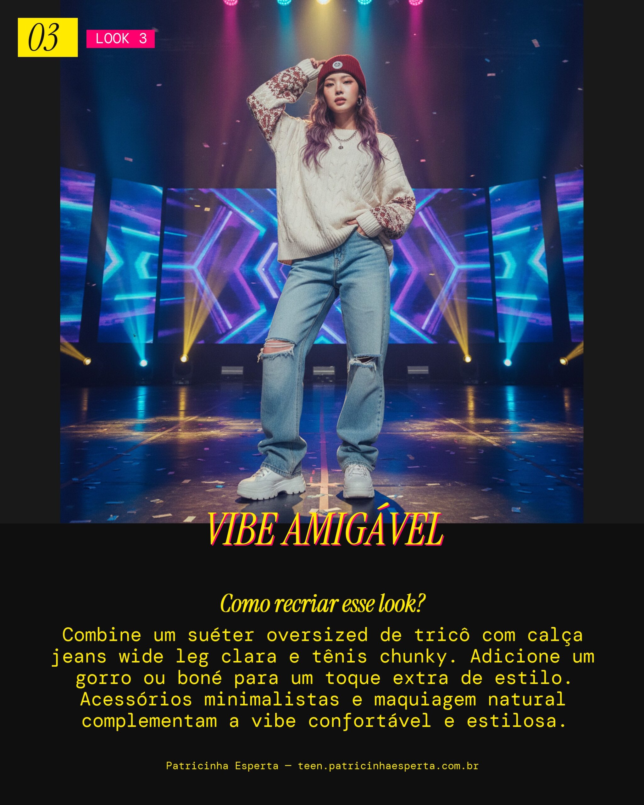 Look 3: Conforto Despojado Chic