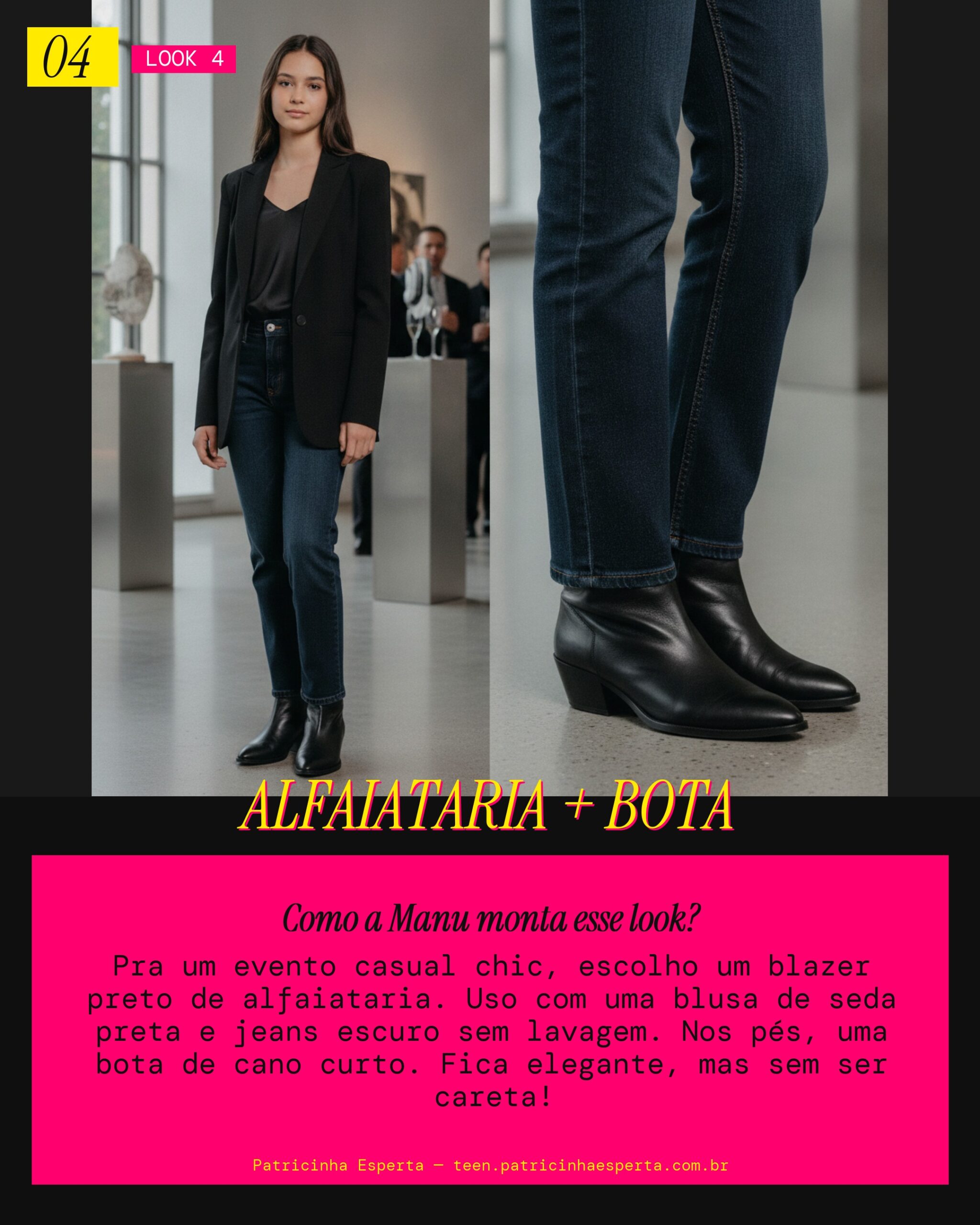 MANU RECOMENDA: Blazer de Alfaiataria e Bota pra um Aniversário