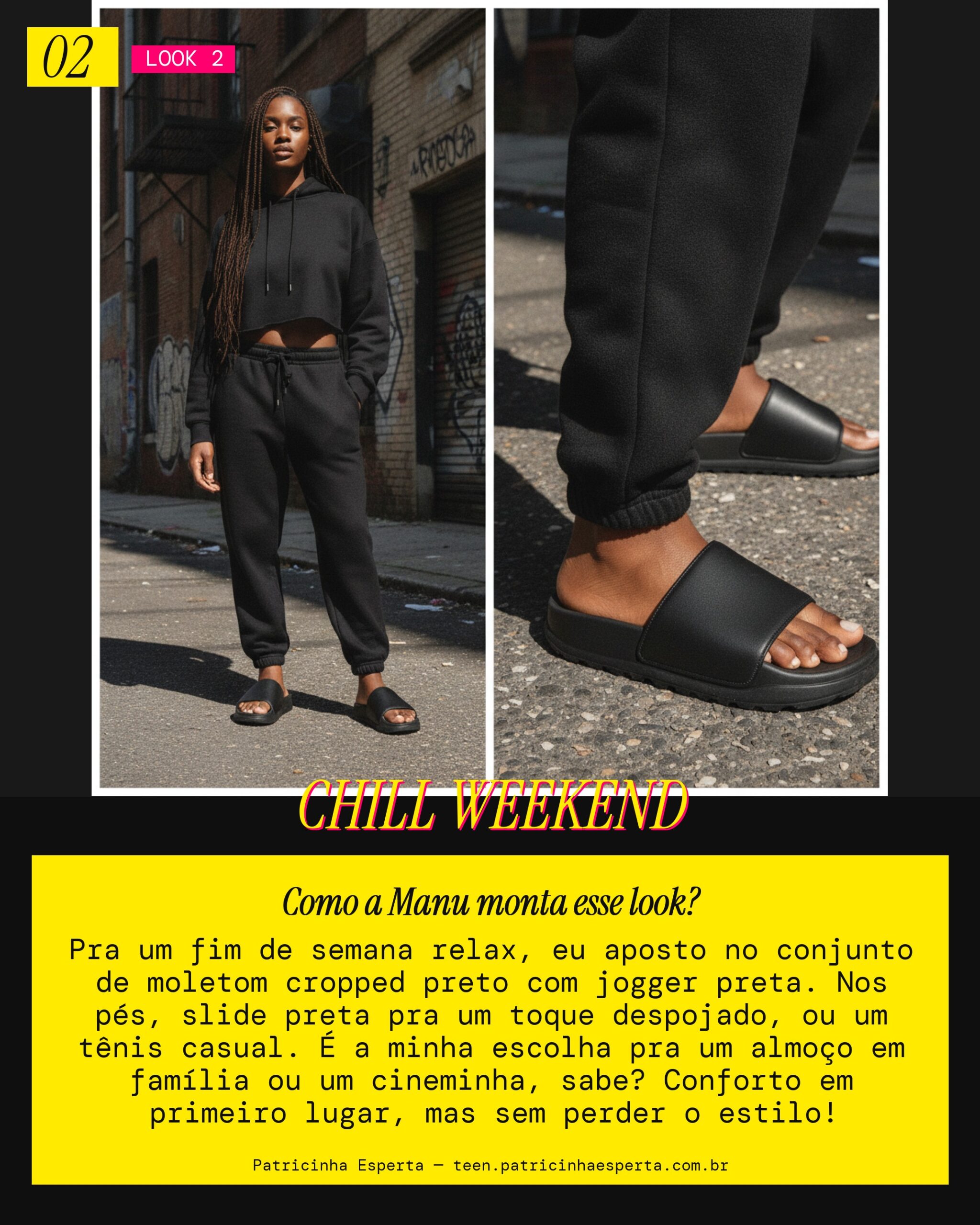 MANU RECOMENDA: Comfy & Cropped pro Fim de Semana