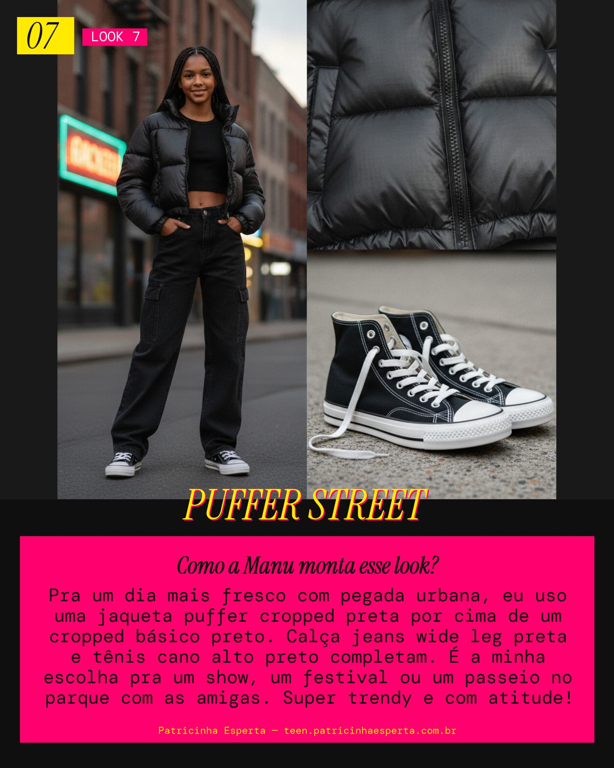 MANU RECOMENDA: Streetwear Boss com Jaqueta Puffer