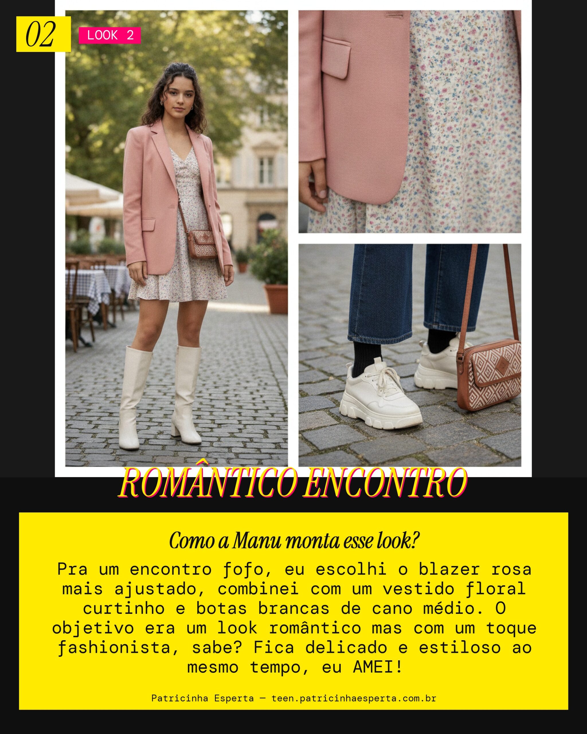 MANU RECOMENDA: Blazer Rosa Romântico pra um Encontro