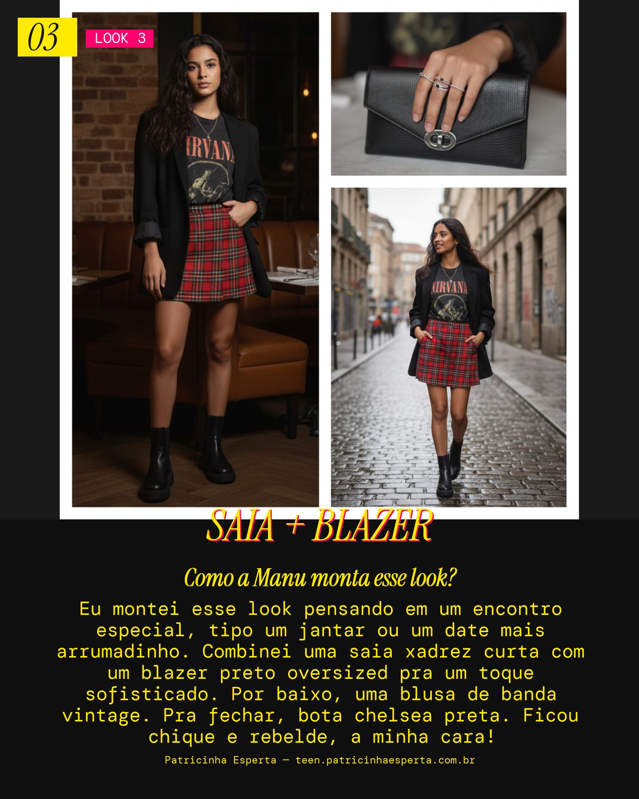 MANU RECOMENDA: Grunge Polido Pra um Encontro
