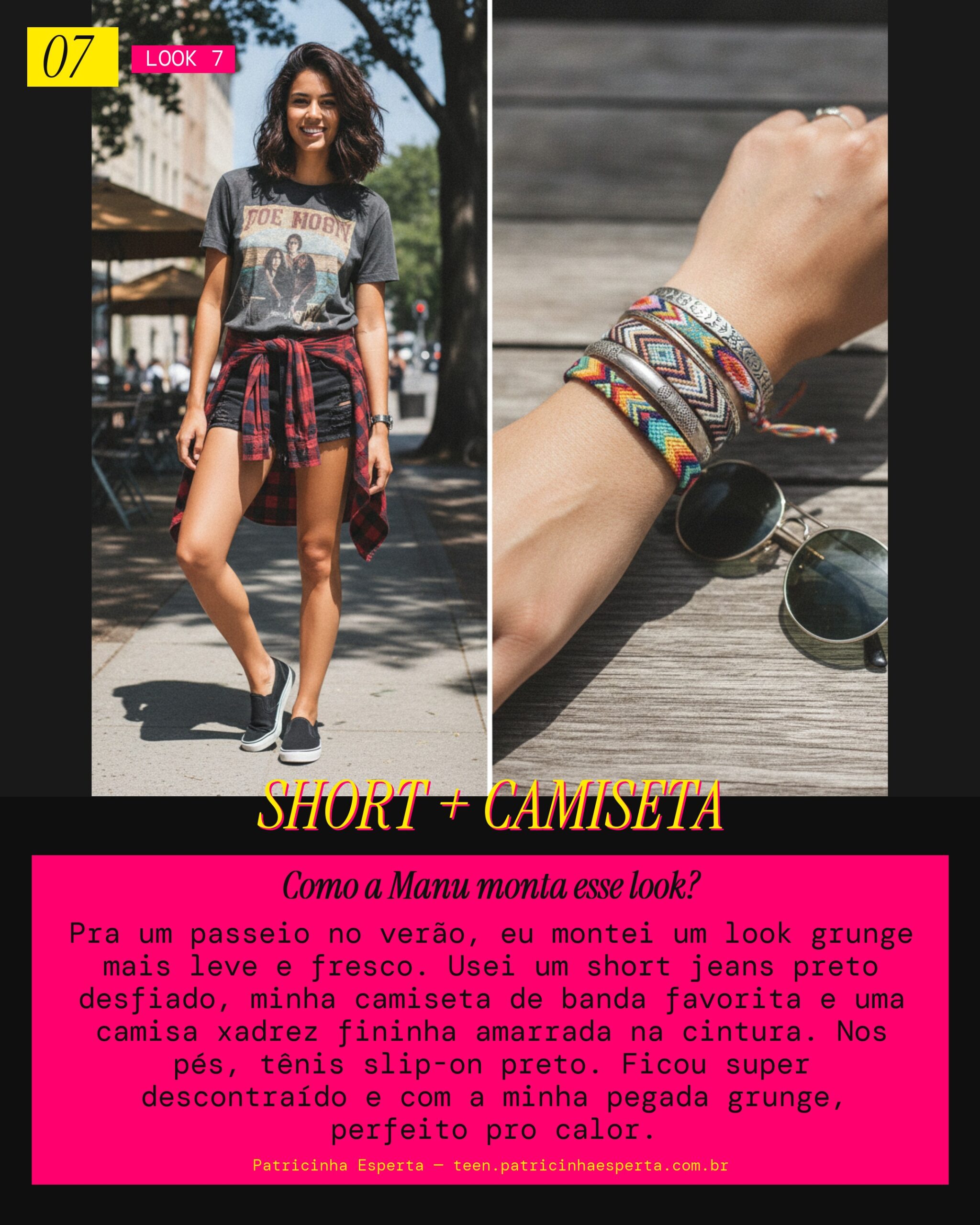 MANU RECOMENDA: Grunge Leve de Verão (Passeio)