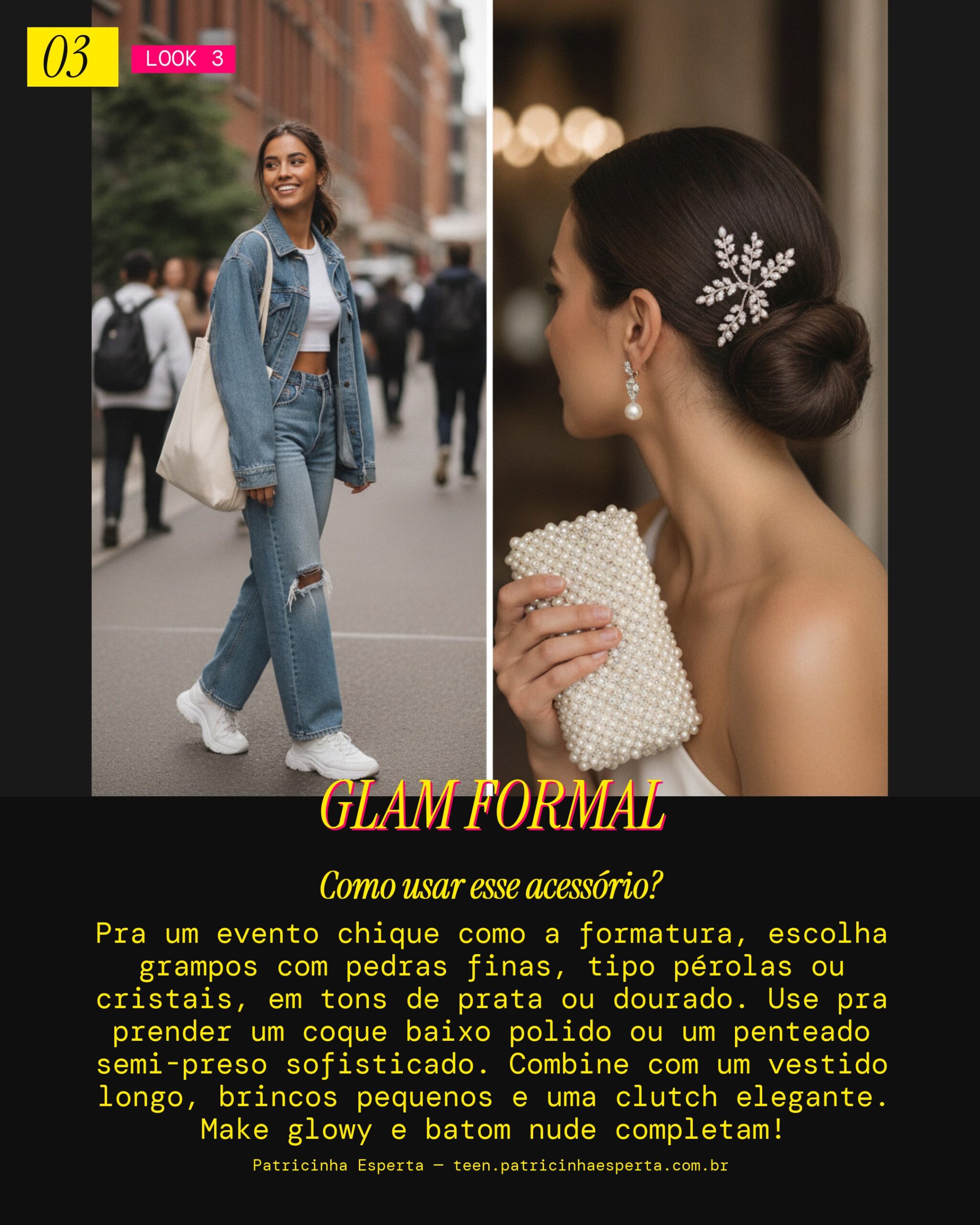 Grampo com Pedras: Elegância pra Formatura